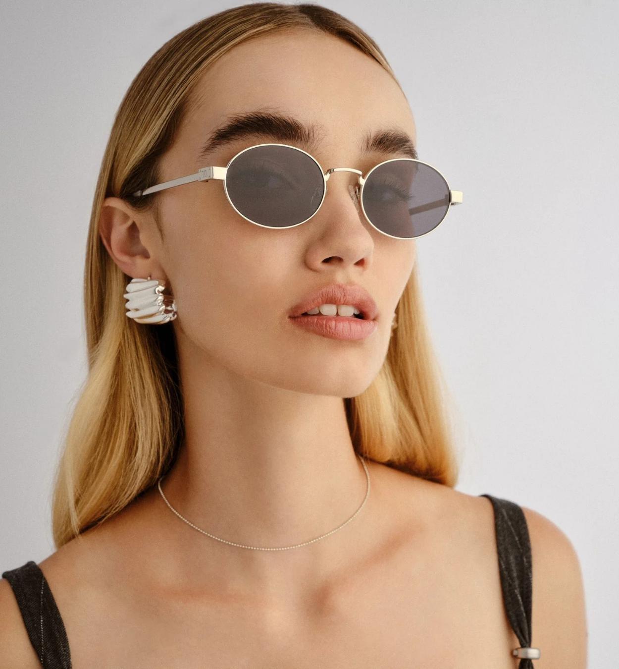 Poseidon Deux Sunglass, Silver, A532_SLVR, medium