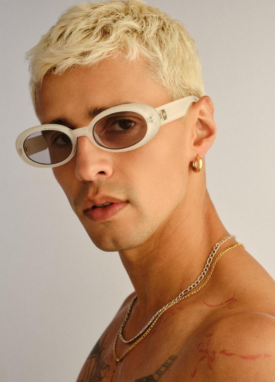 Unisex Work It! Sunglass, Vanilla, A532_VANI, large image number 0