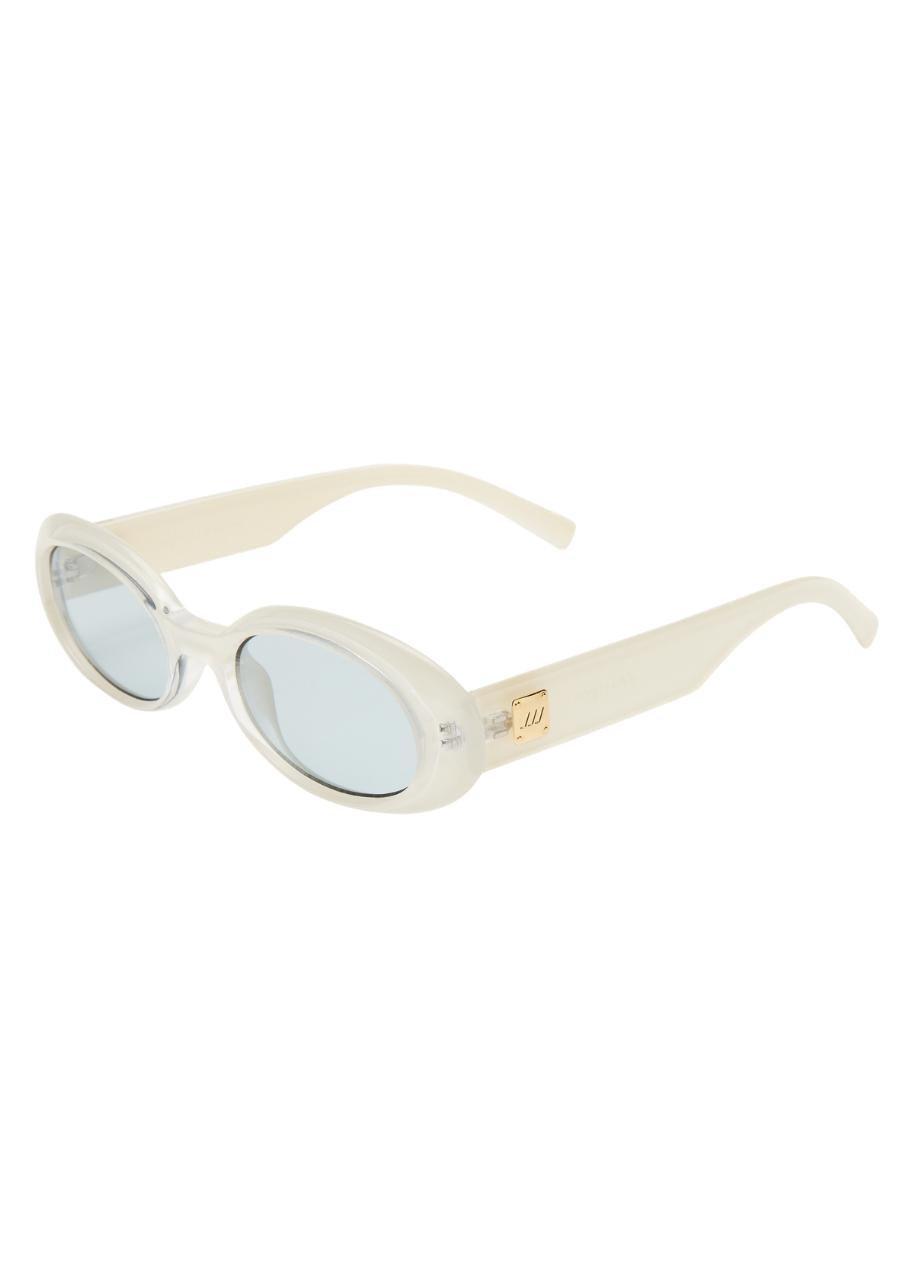 Unisex Work It! Sunglass, Vanilla, A532_VANI, large image number 5