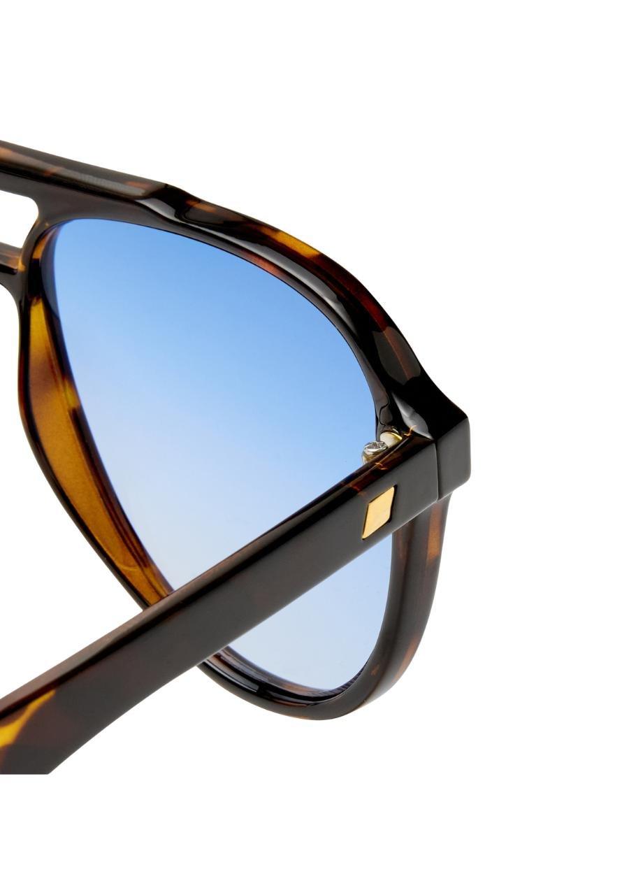Unisex Tragic Magic  Sunglass, Blue, A532_TORT, large image number 2