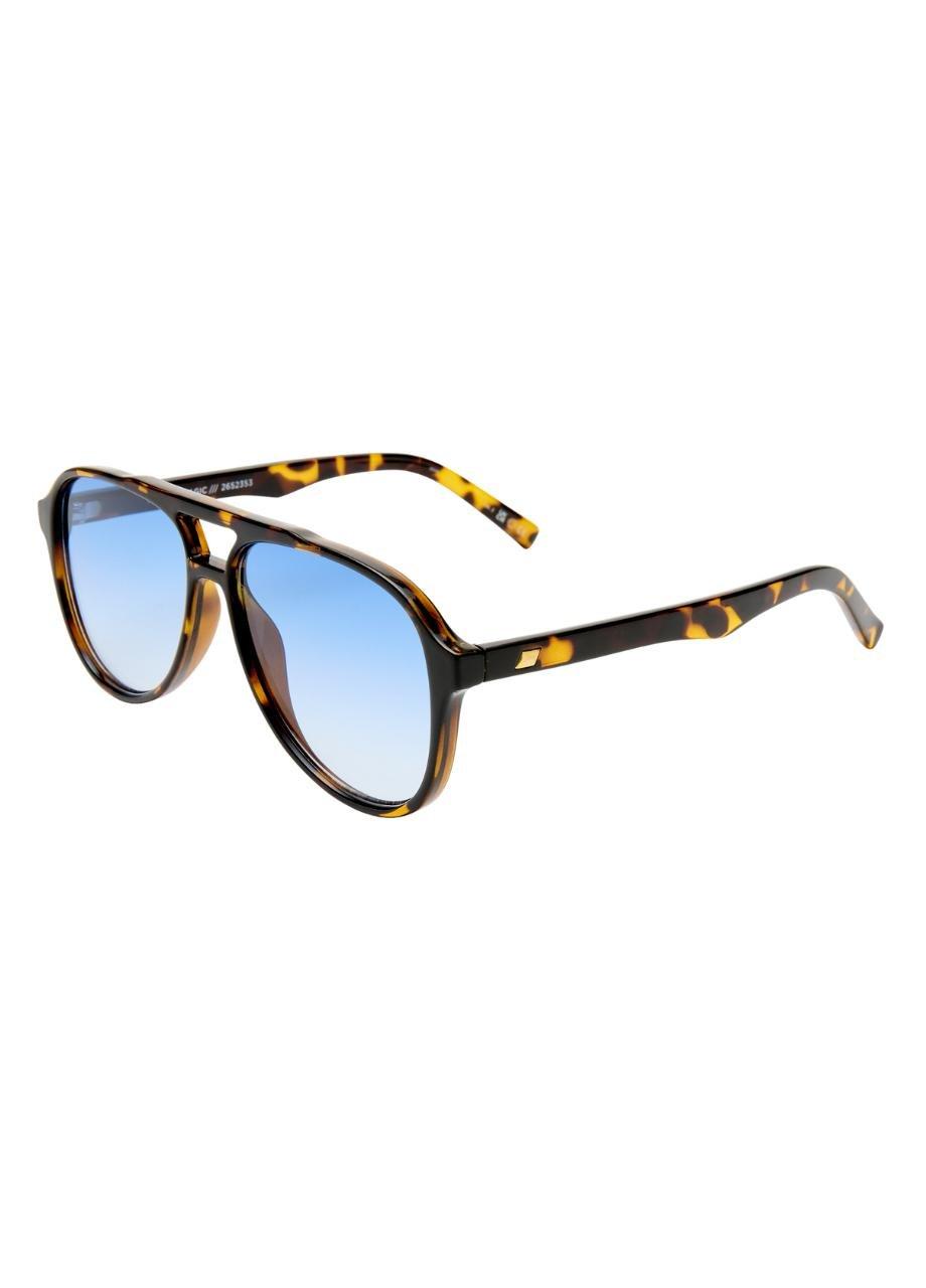 Unisex Tragic Magic  Sunglass, Blue, A532_TORT, large image number 3