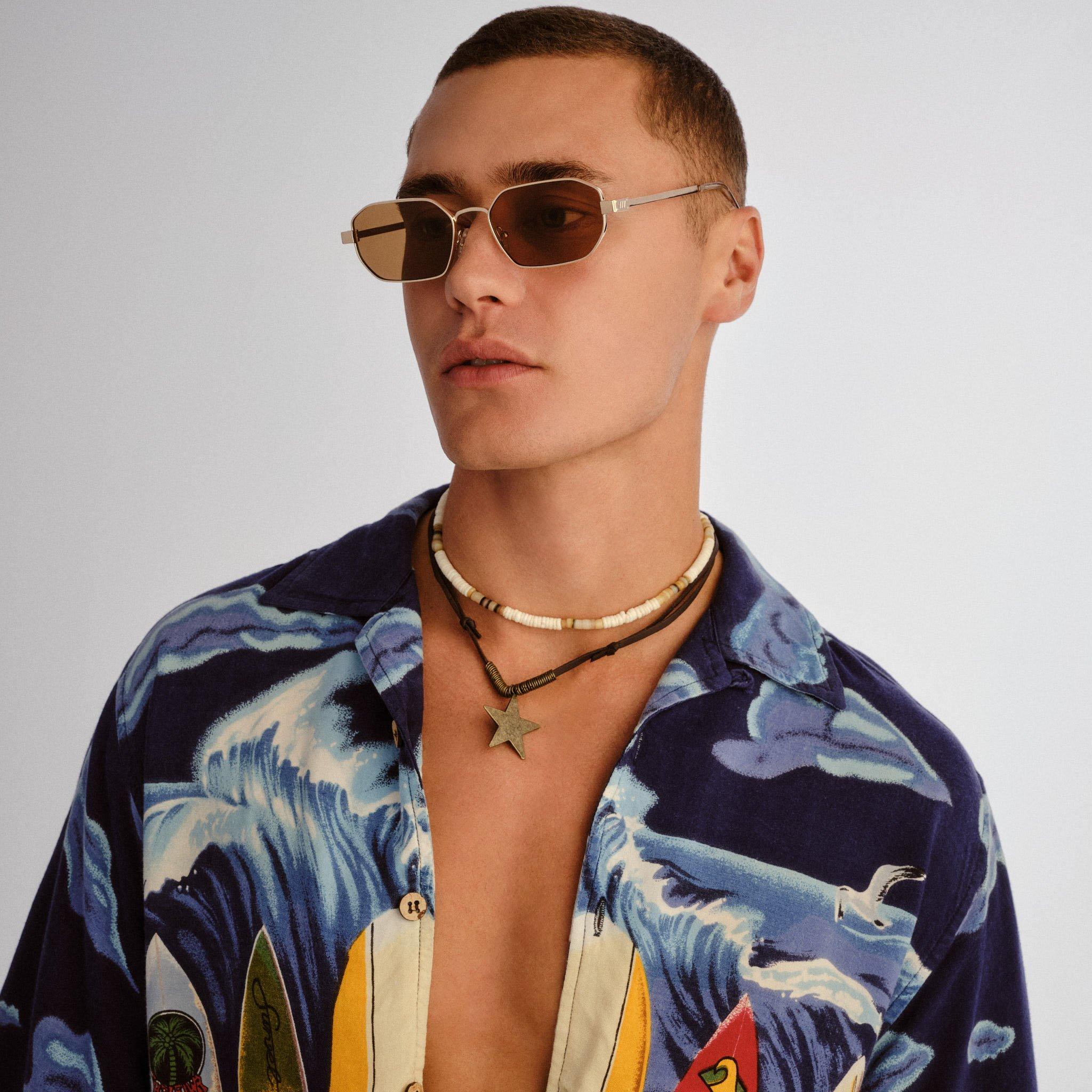 Mythic Sunglass, Gold, A532_GOLD, large image number 2