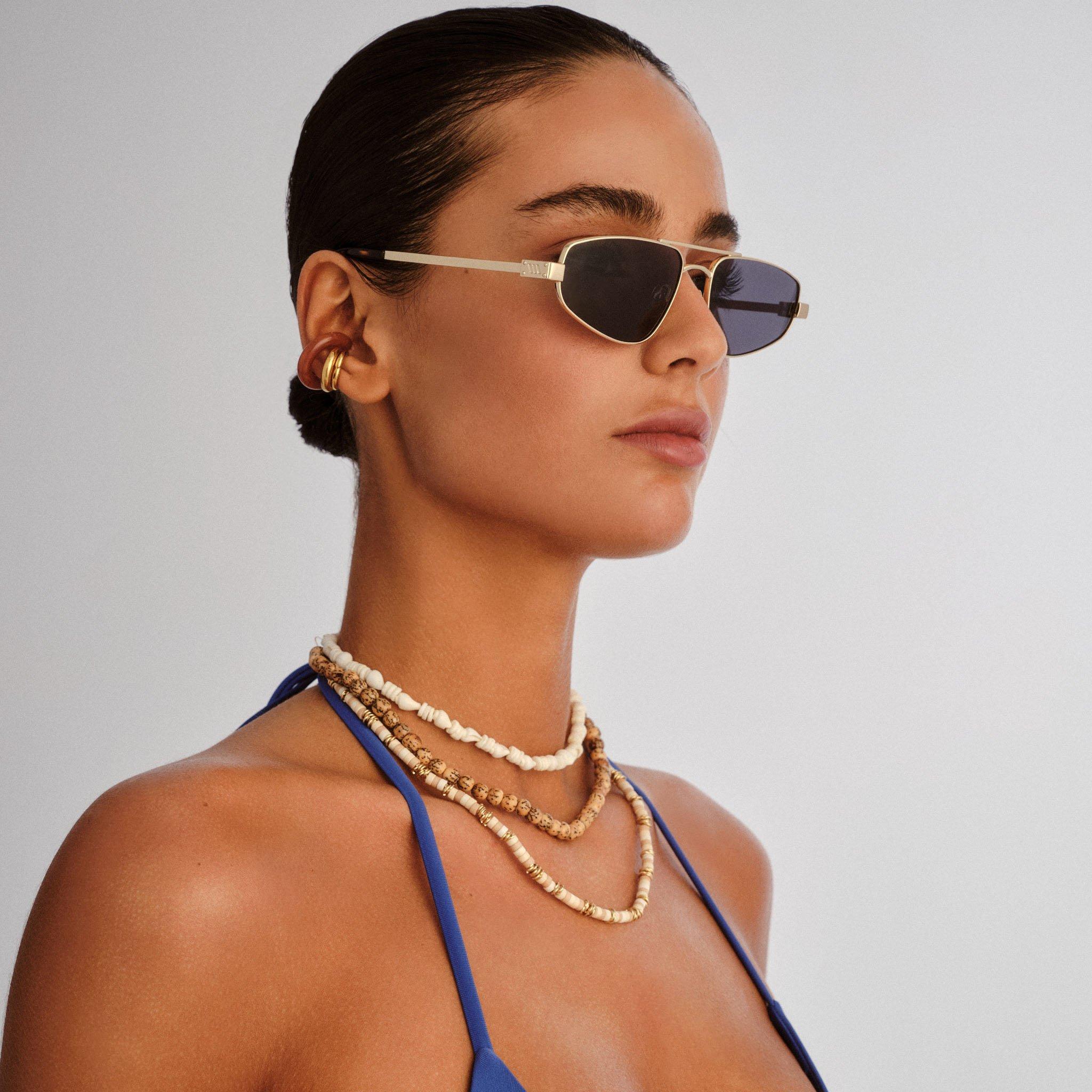 Treasure Sunglass, Gold, A532_GOLD, large image number 1