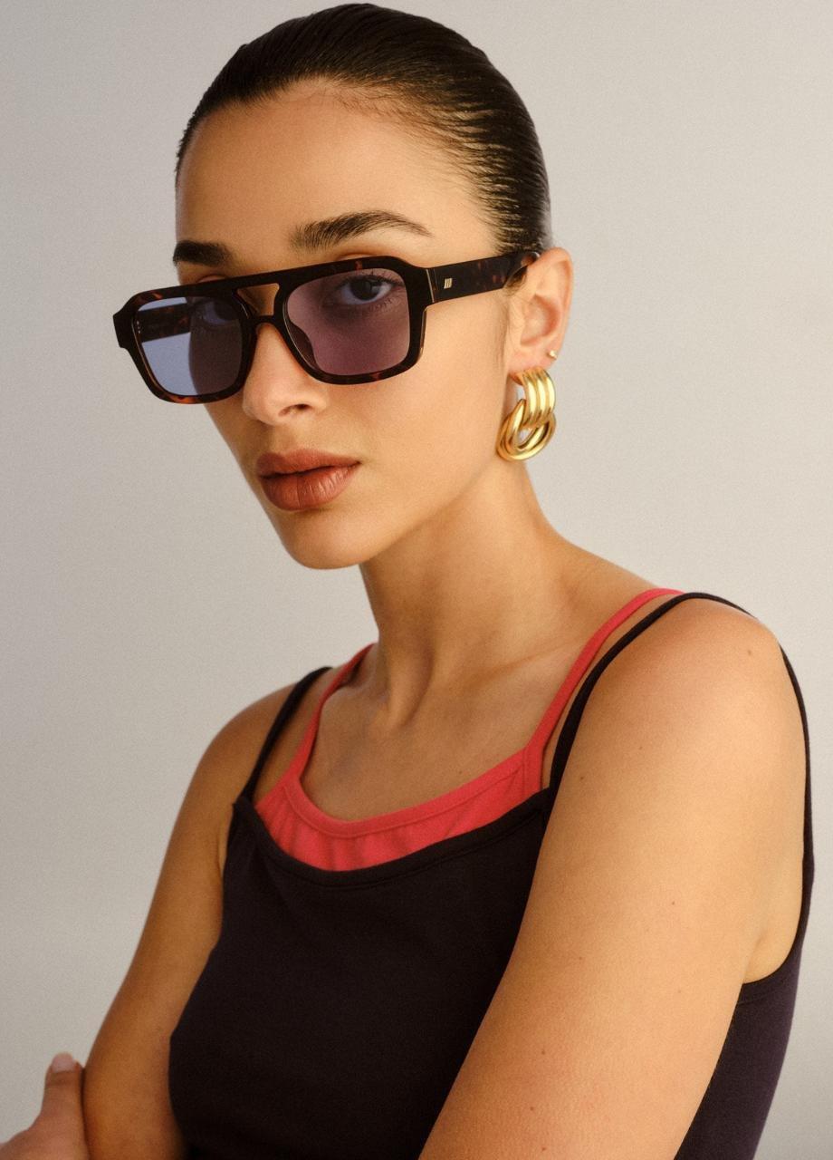 Unisex Subzero Sunglass, Blue, A532_TORT, large image number 2