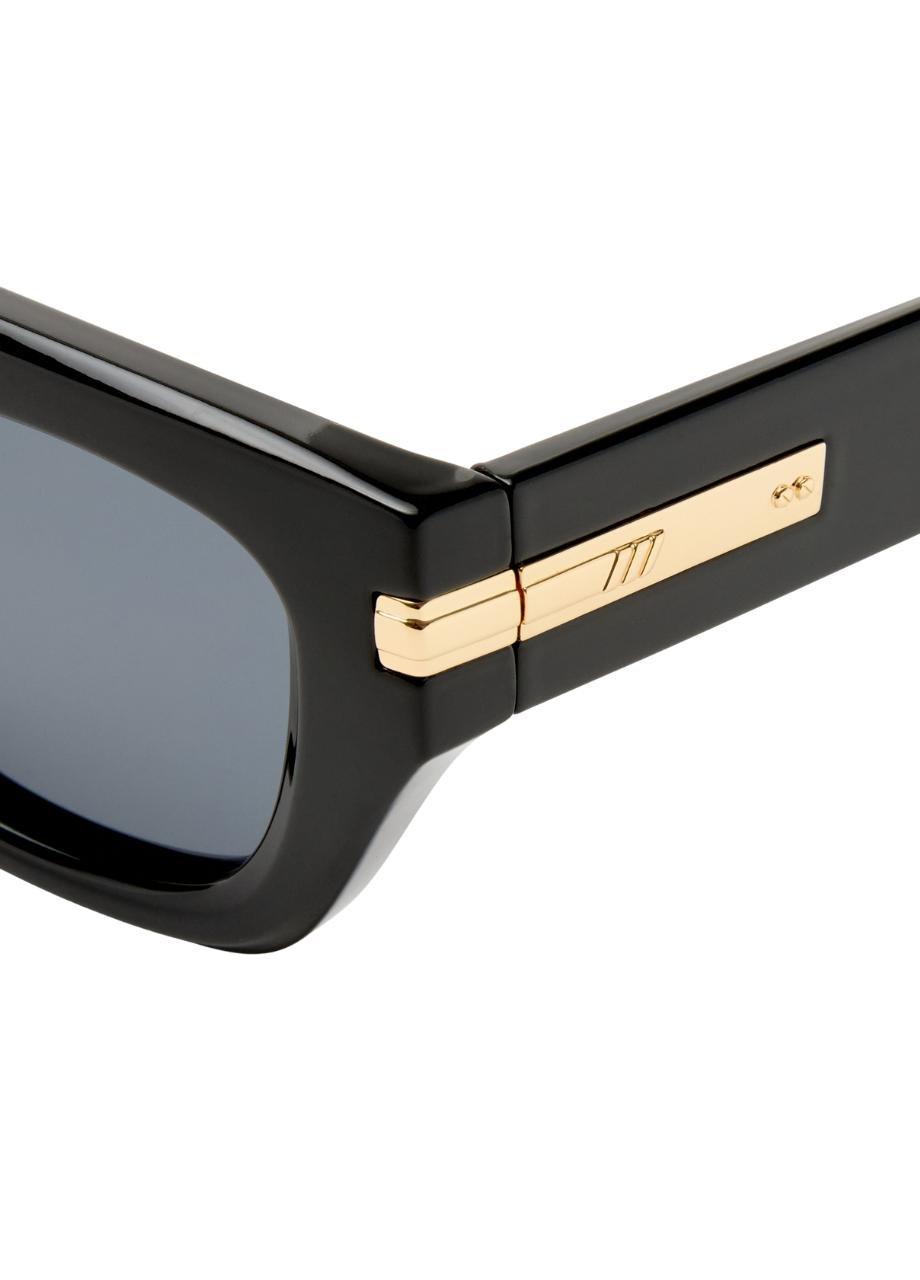 Unisex Cubito Sunglass, Black, A532_BLCK, large image number 4