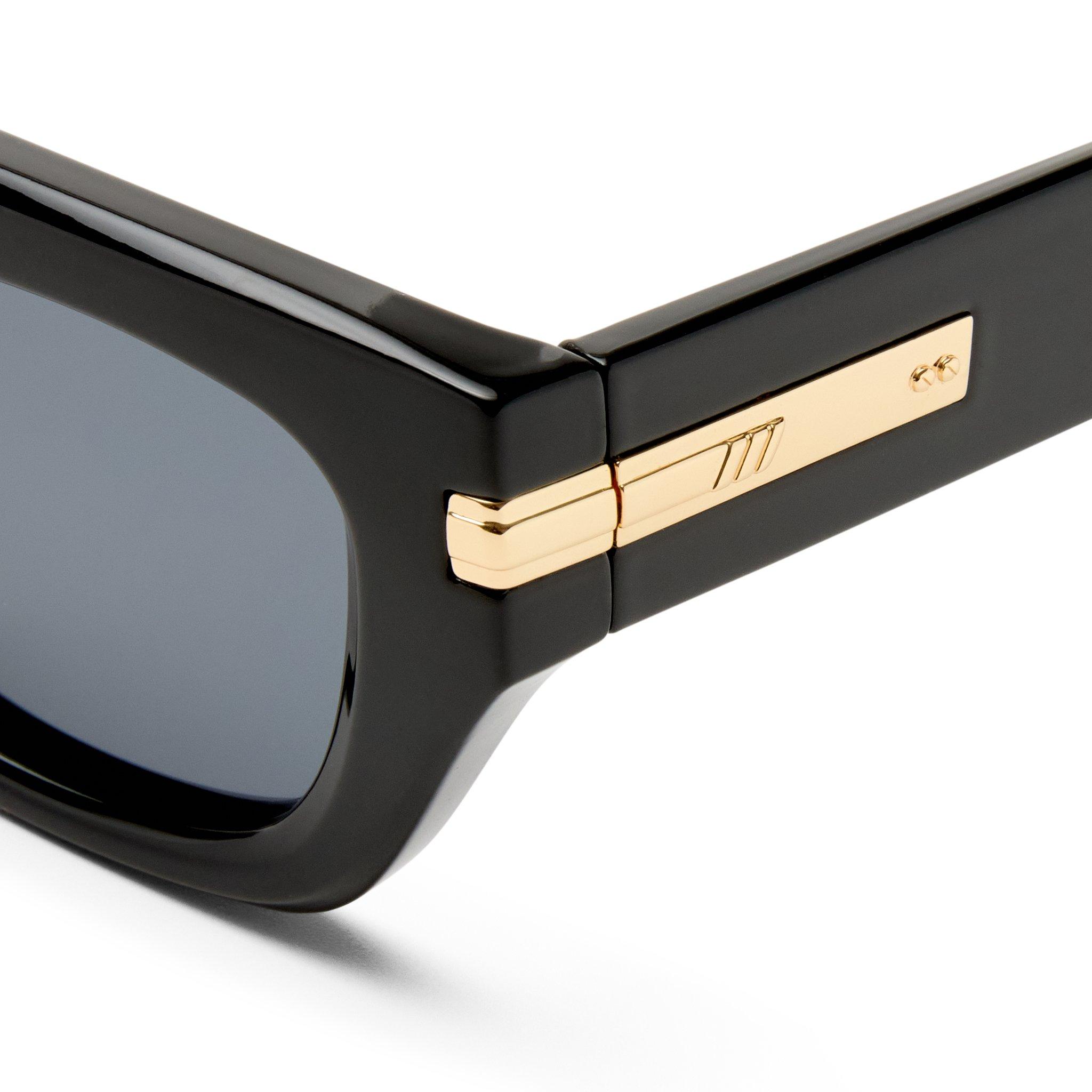 Unisex Cubito Sunglass, Black, A532_BLCK, large image number 9