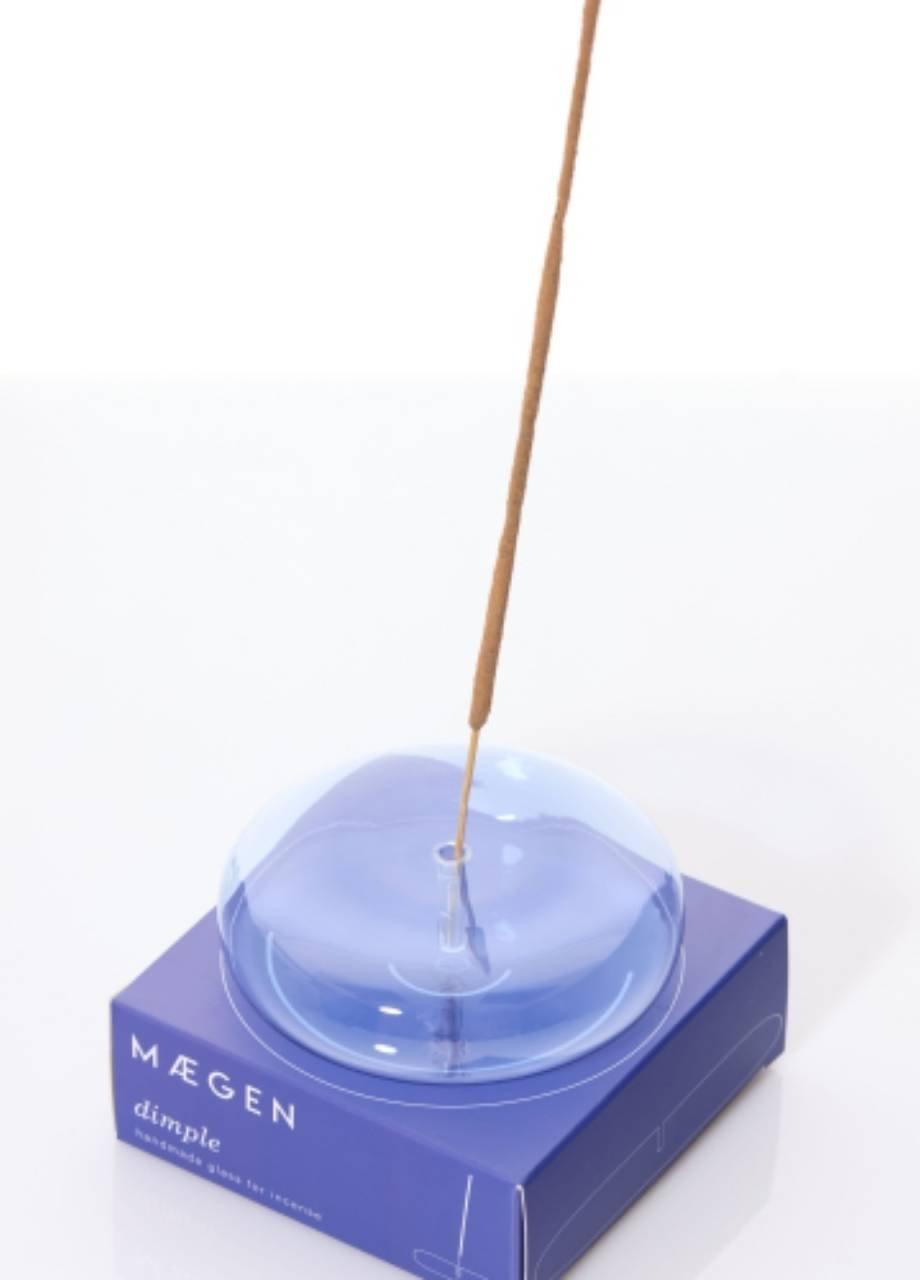 Dimple Incense Holder -Blue, A525_0040, medium