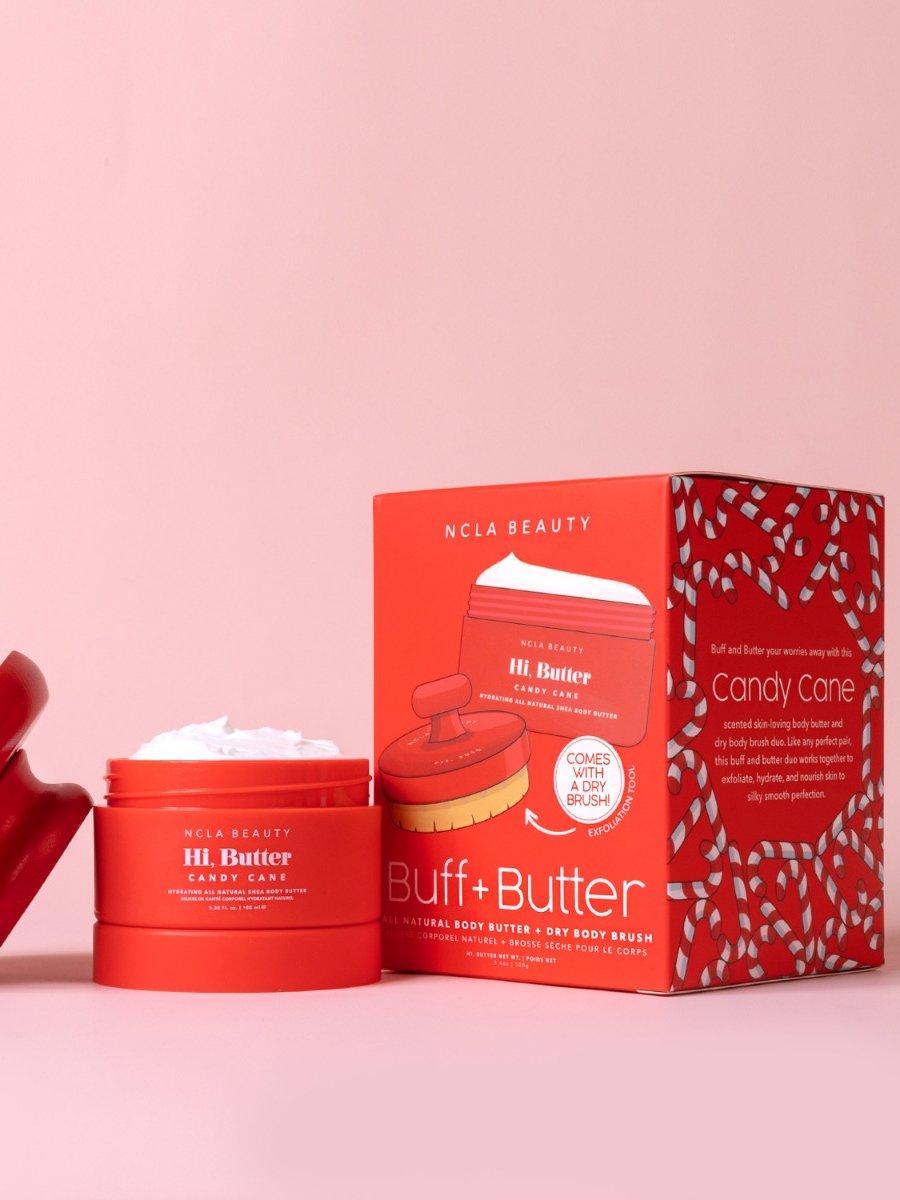 Buff & Butter Dry Brush + Body Butter Set - Candy Cane, A512_NA, large image number 1