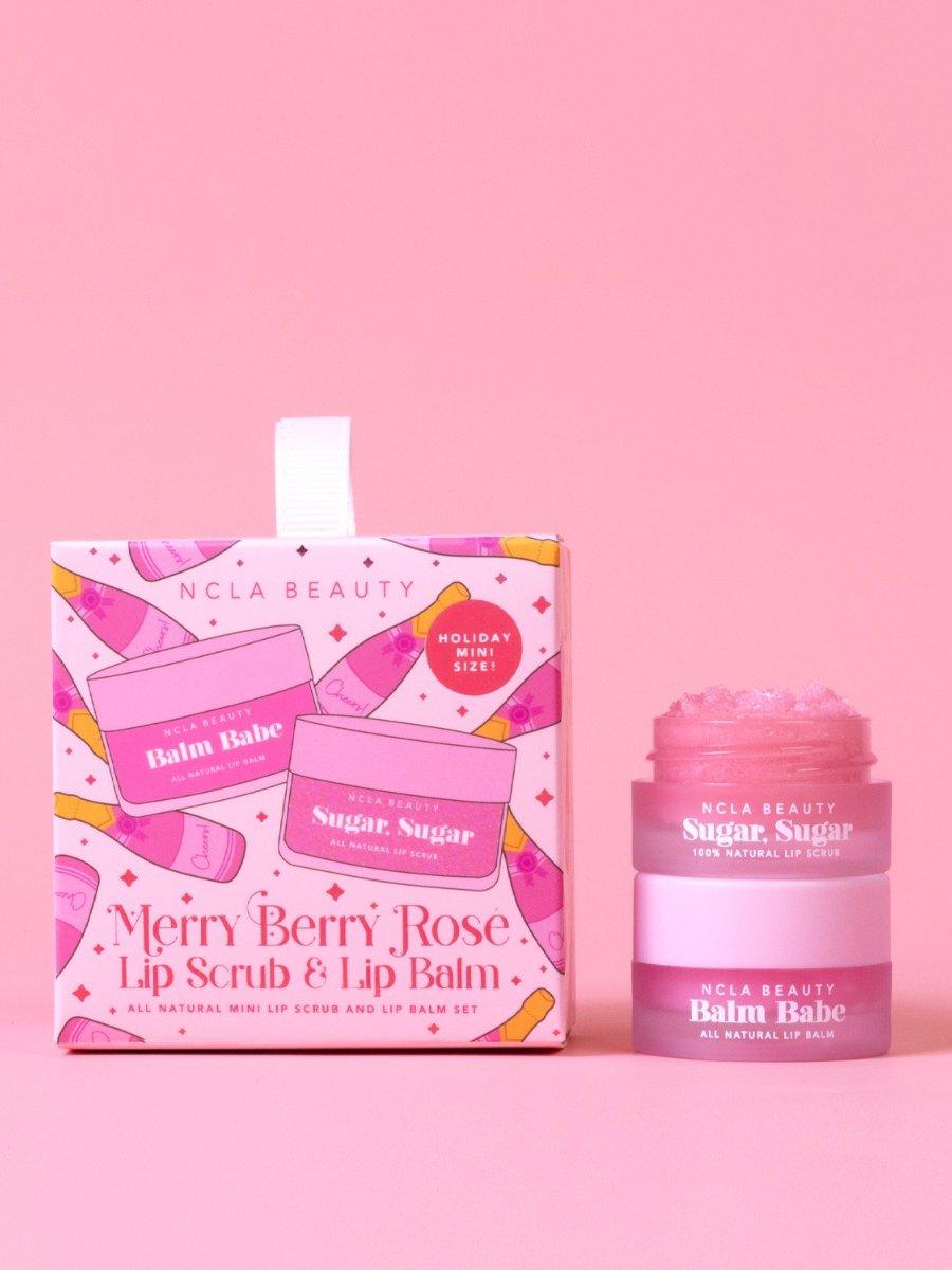 Merry Berry Rose Lip Scrub & Lip Balm Ornament Set, A512_NA, large image number 0