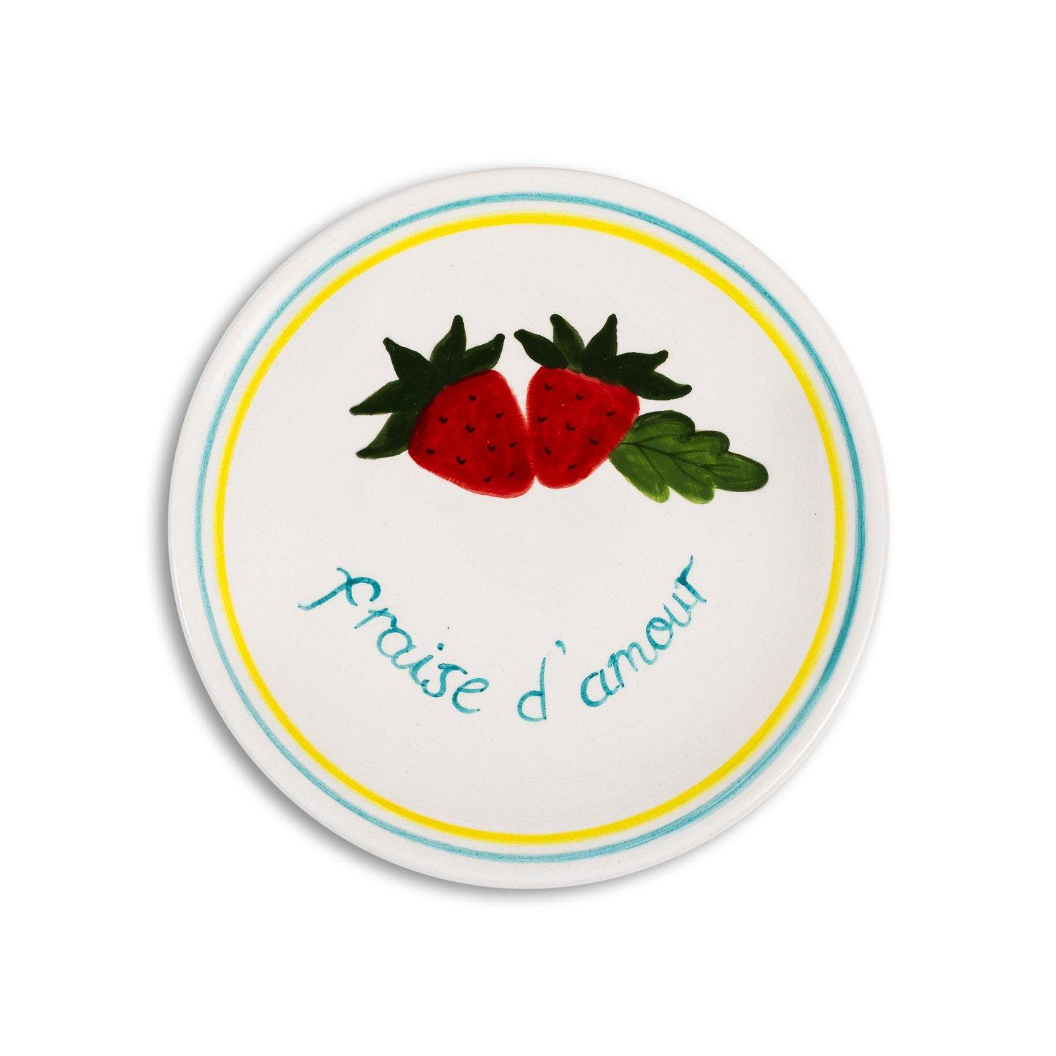 Petite Berry Ceramic Dessert Plate, Multicolour, A516_PETI, large image number 0