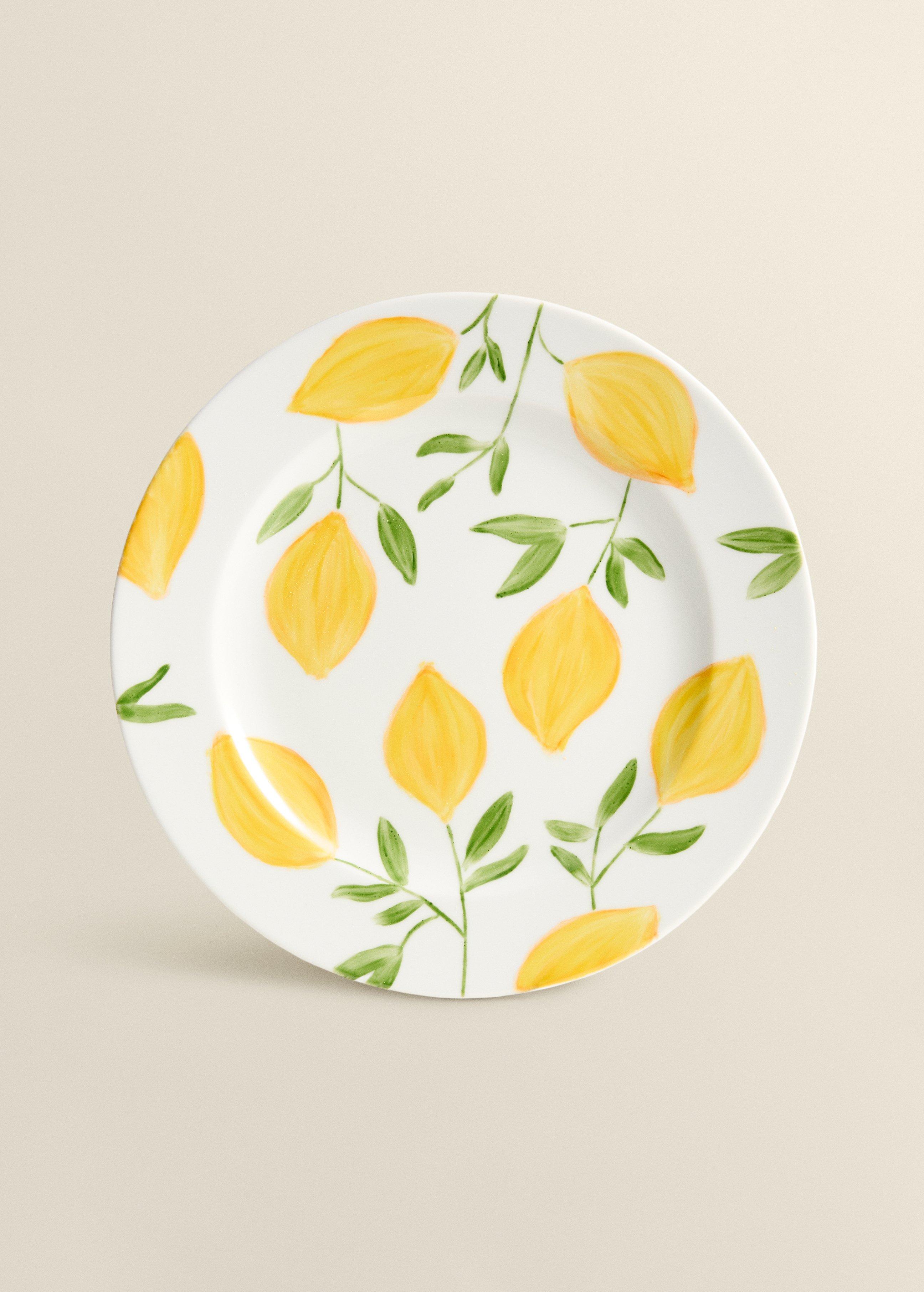 Limones All Over Green Side Plate, 21 Cm, A510_LIMON, large image number 0