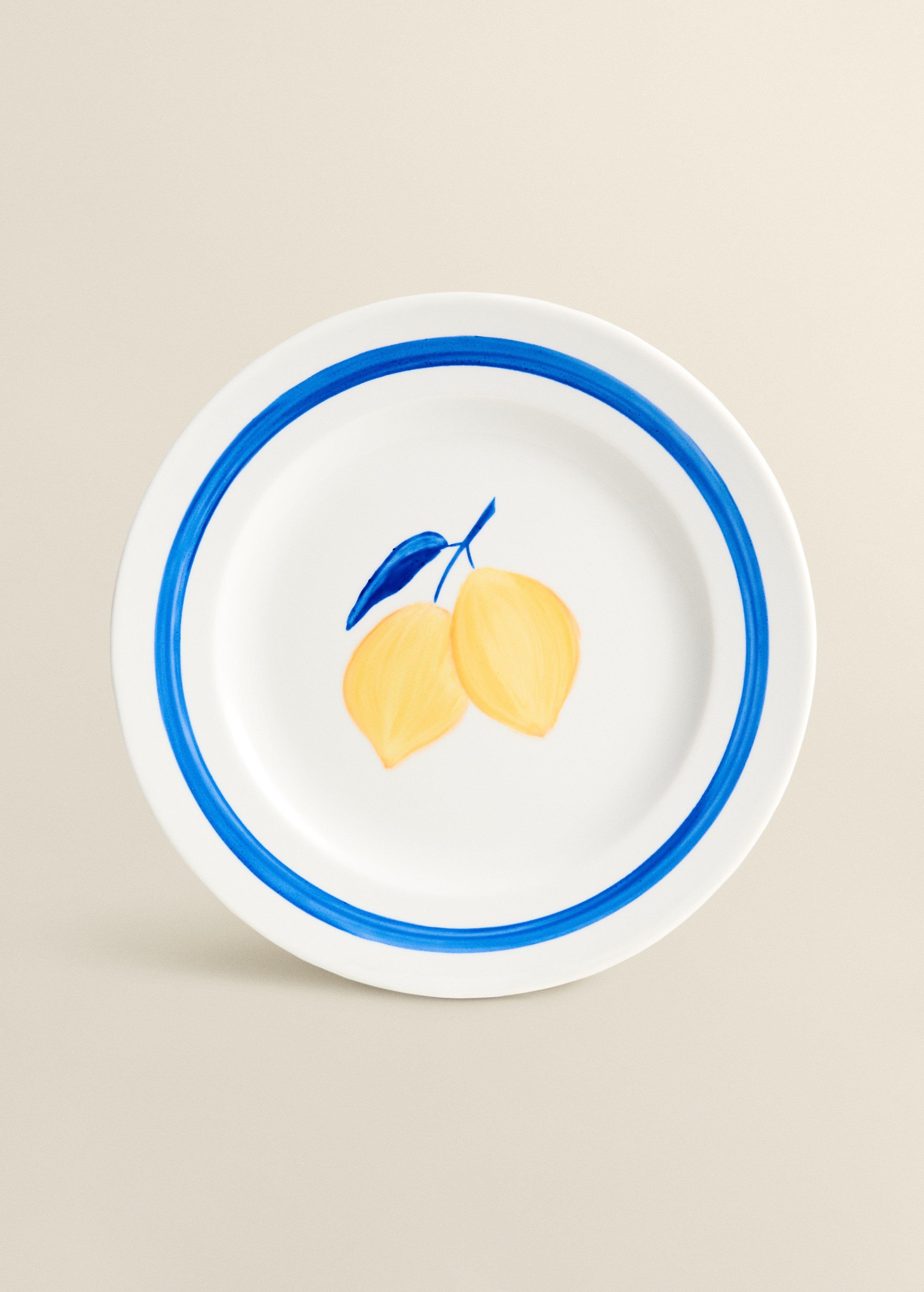 Limones Blue Lemons Side Plate, 21 Cm, A510_LIMON, medium