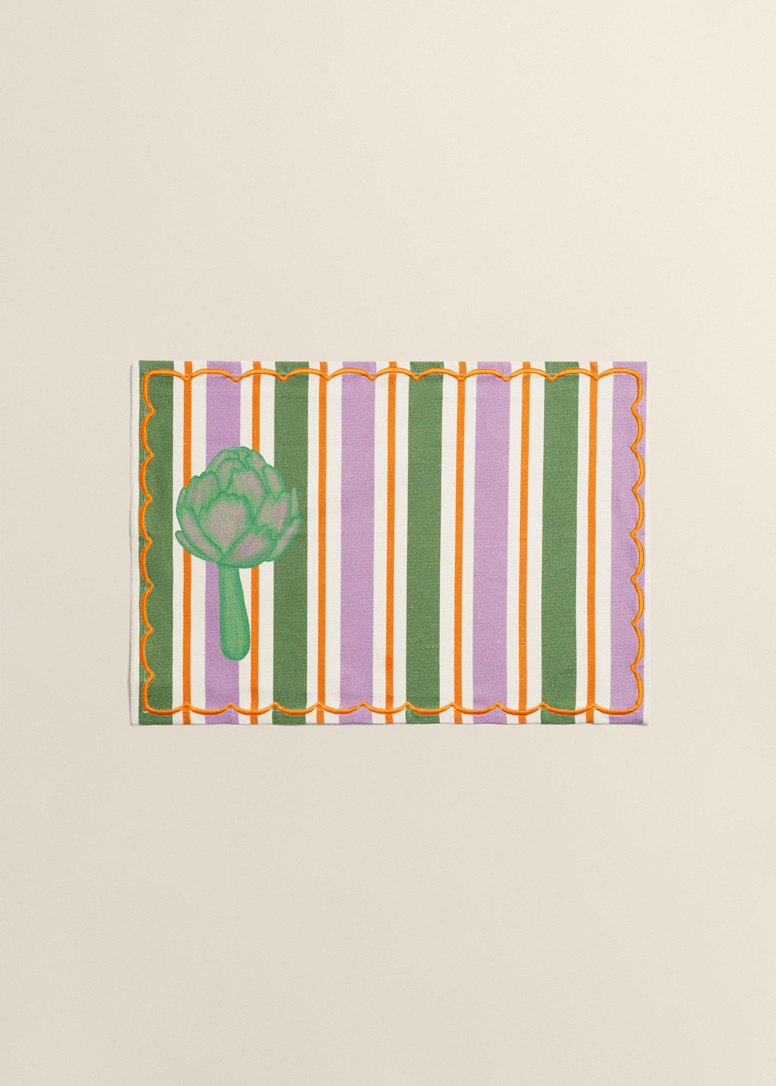 Veggies Placemat Artichoke, 30X50 Cm, , large image number 0