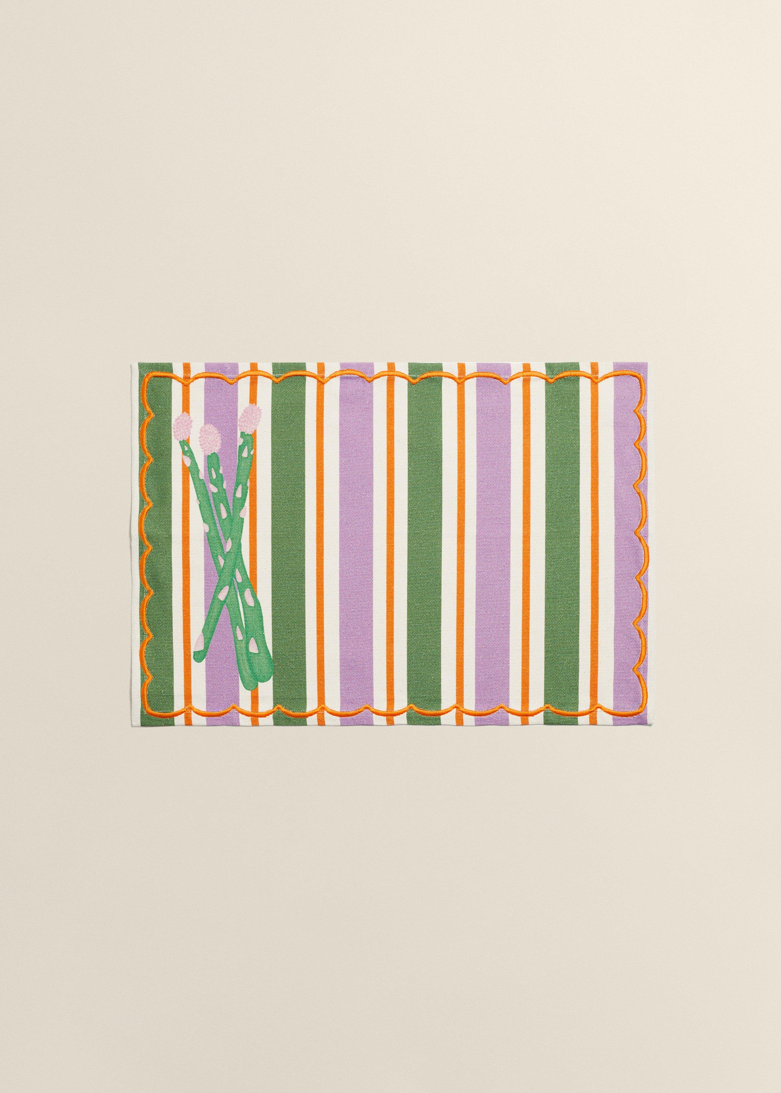 Veggies Placemat Asparagus, 30X50 Cm, A510_PLACE, large image number 1