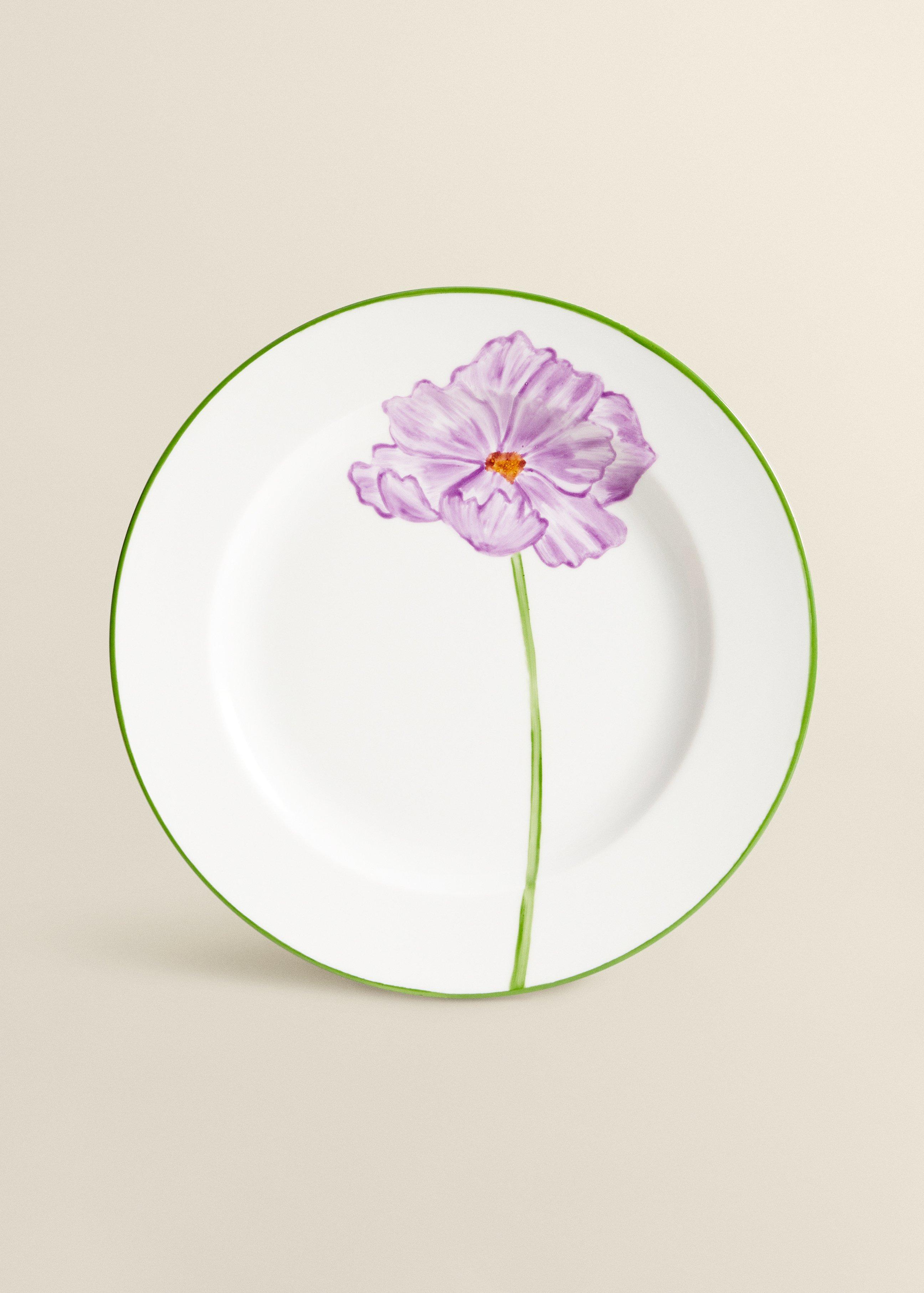 Tallo Flowers Violet B Side Plate, 21 Cm, A510_TALLO, large image number 0