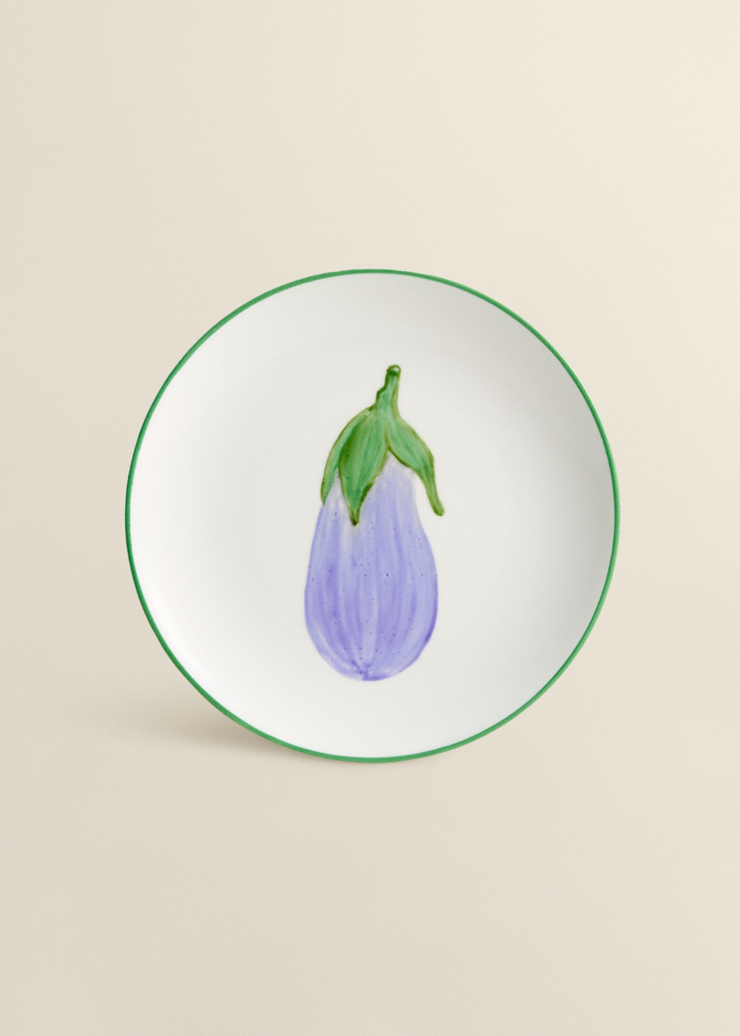 Veggies Aubergine Side Plate, 21 Cm, , large image number 0