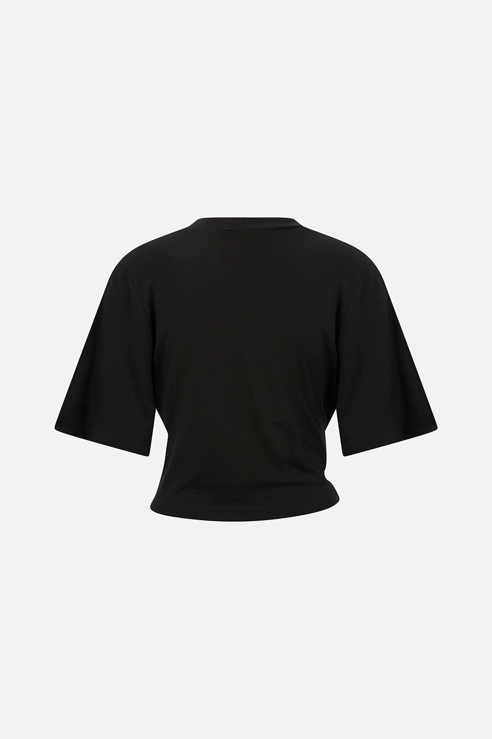 Jess-Accessory-Detail T-Shirt, Black, , large image number 1