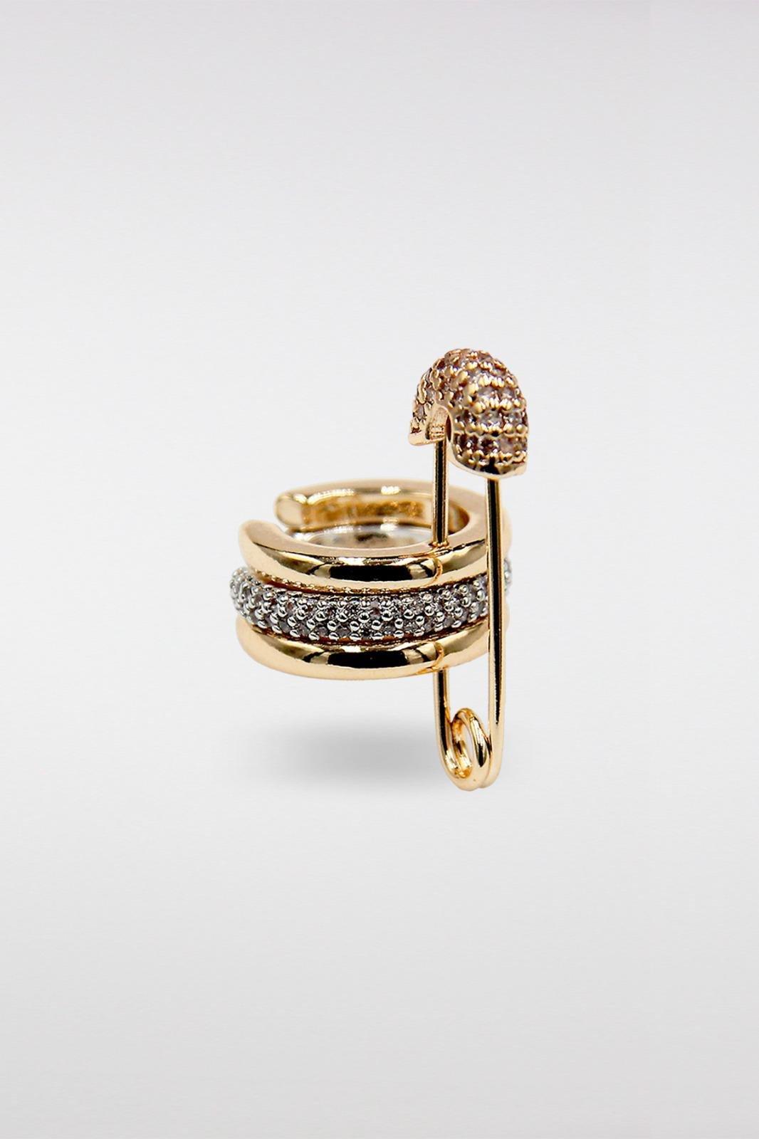 Safety Pin Ear Cuff, , large image number 0