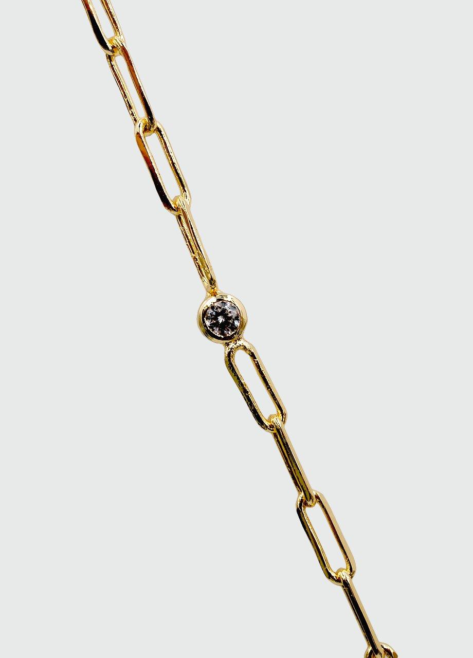 Slim Y Shaped Necklace, Gold, A528_0070, large image number 2