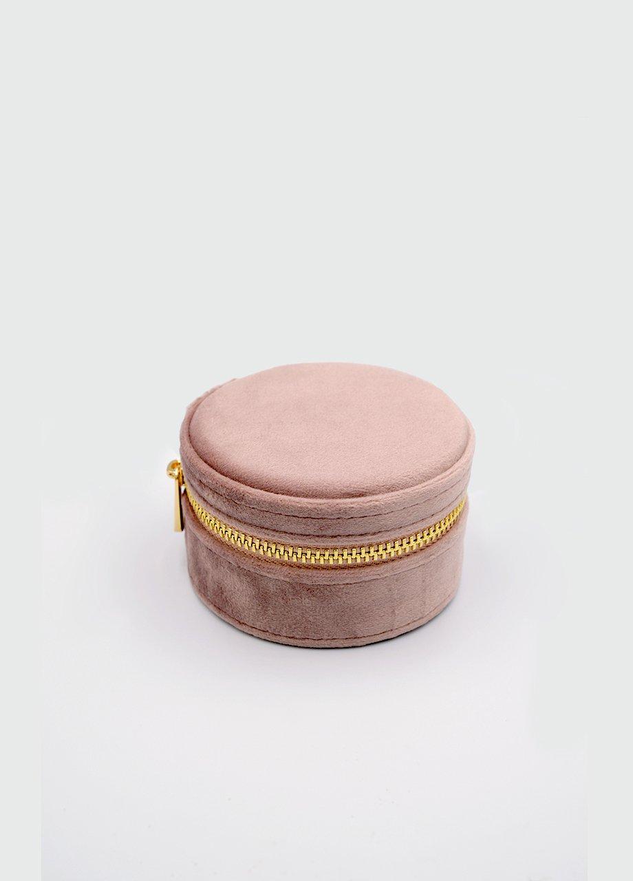 Mini Round Jewelry Box, Purple, A528_0055, large image number 0