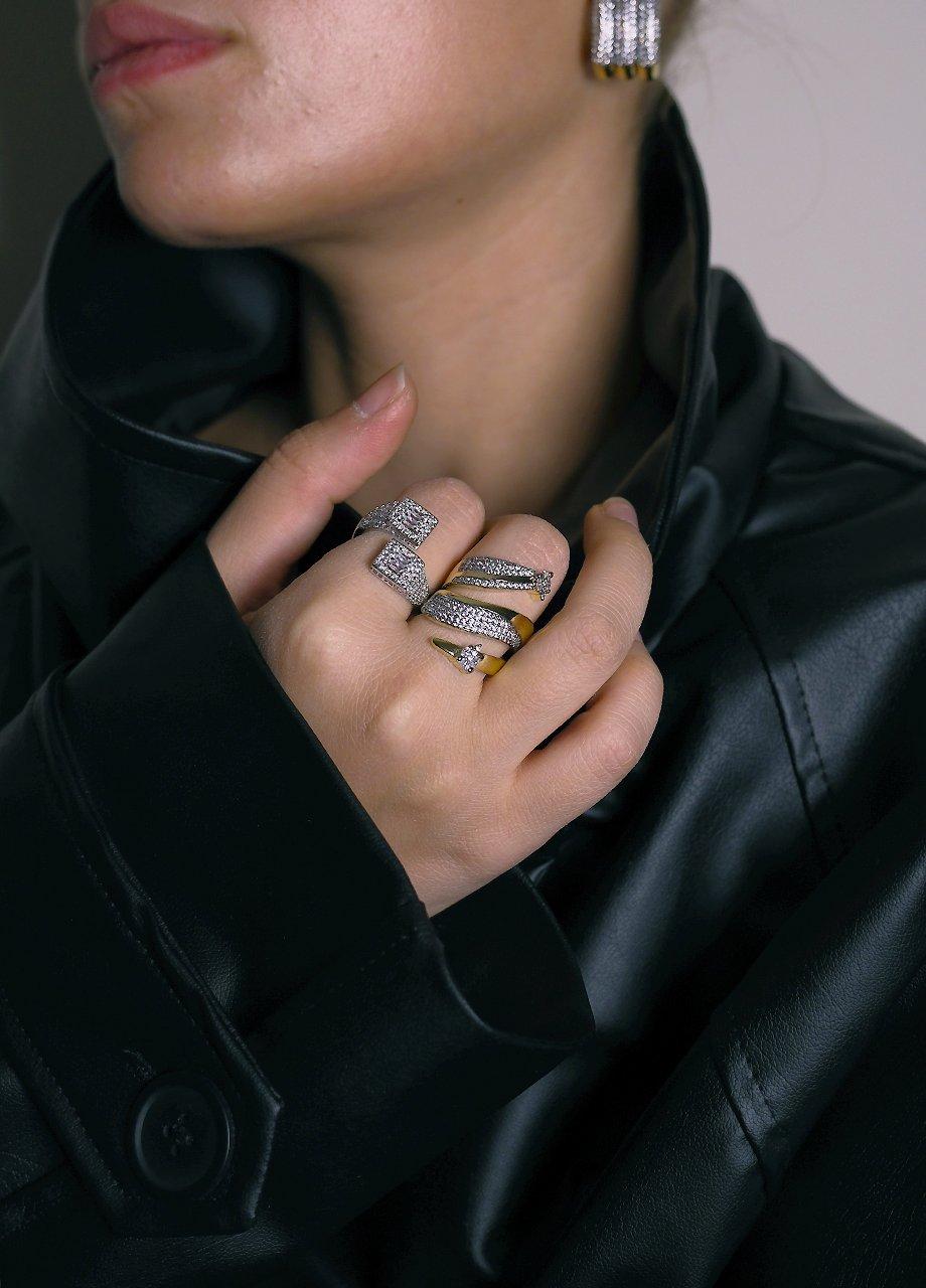 Statement Piece Ring, Multicolour, A528_0070, large image number 0