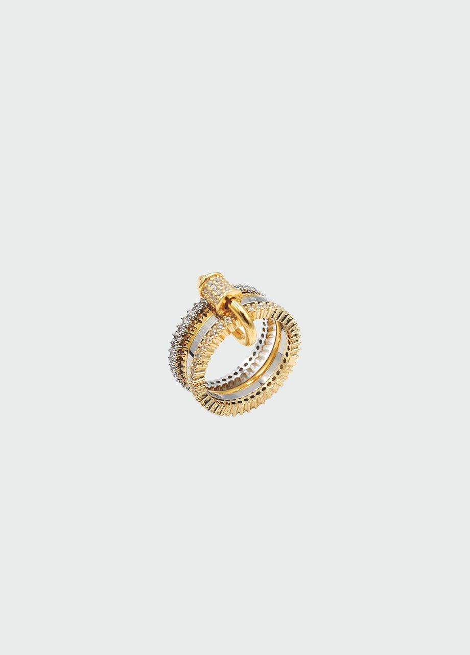 Ring With Lock No I, Multicolour, A528_0070, large image number 2