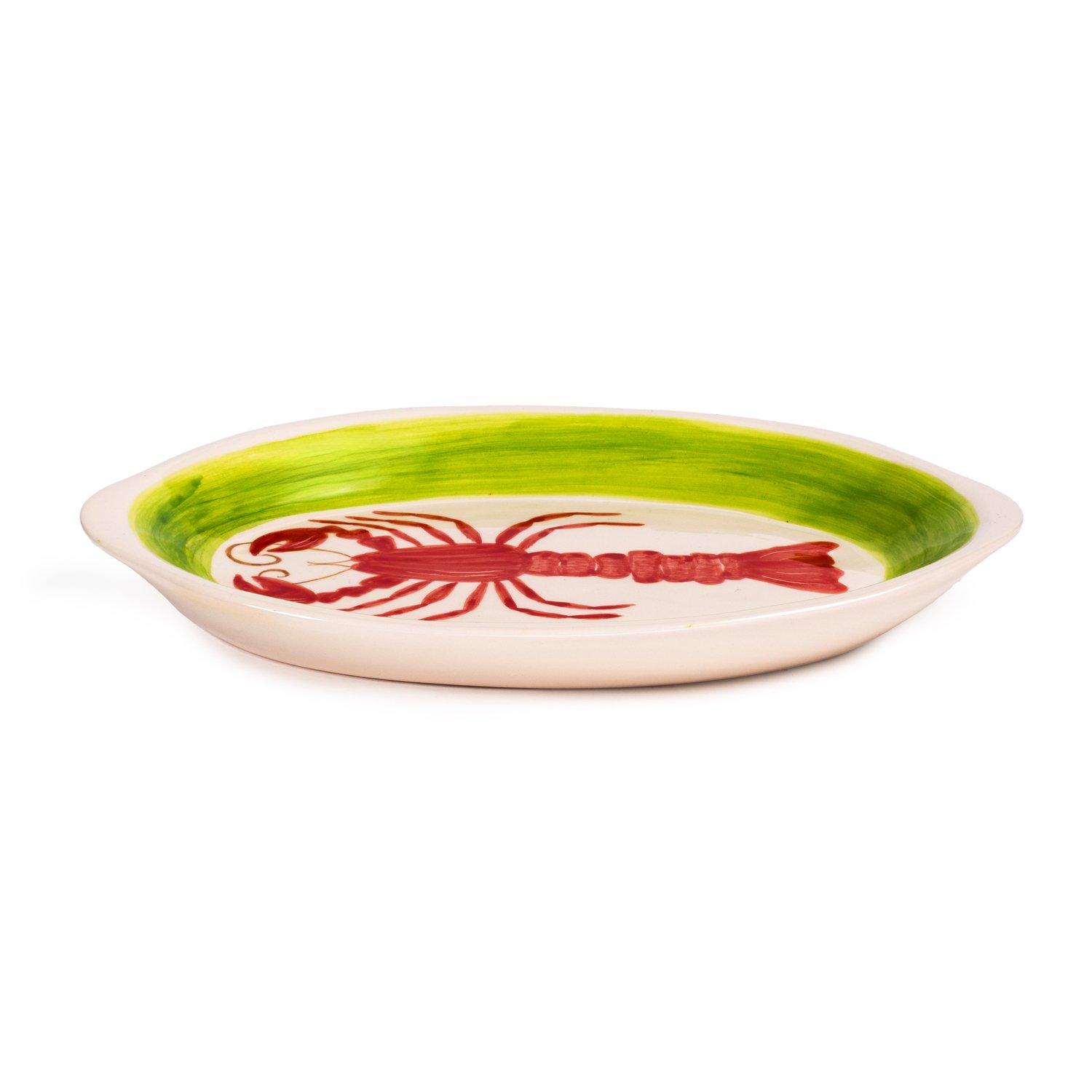 Lobster Midi Boat Shaped Plate, Multicolour, A516_SALT, large image number 1