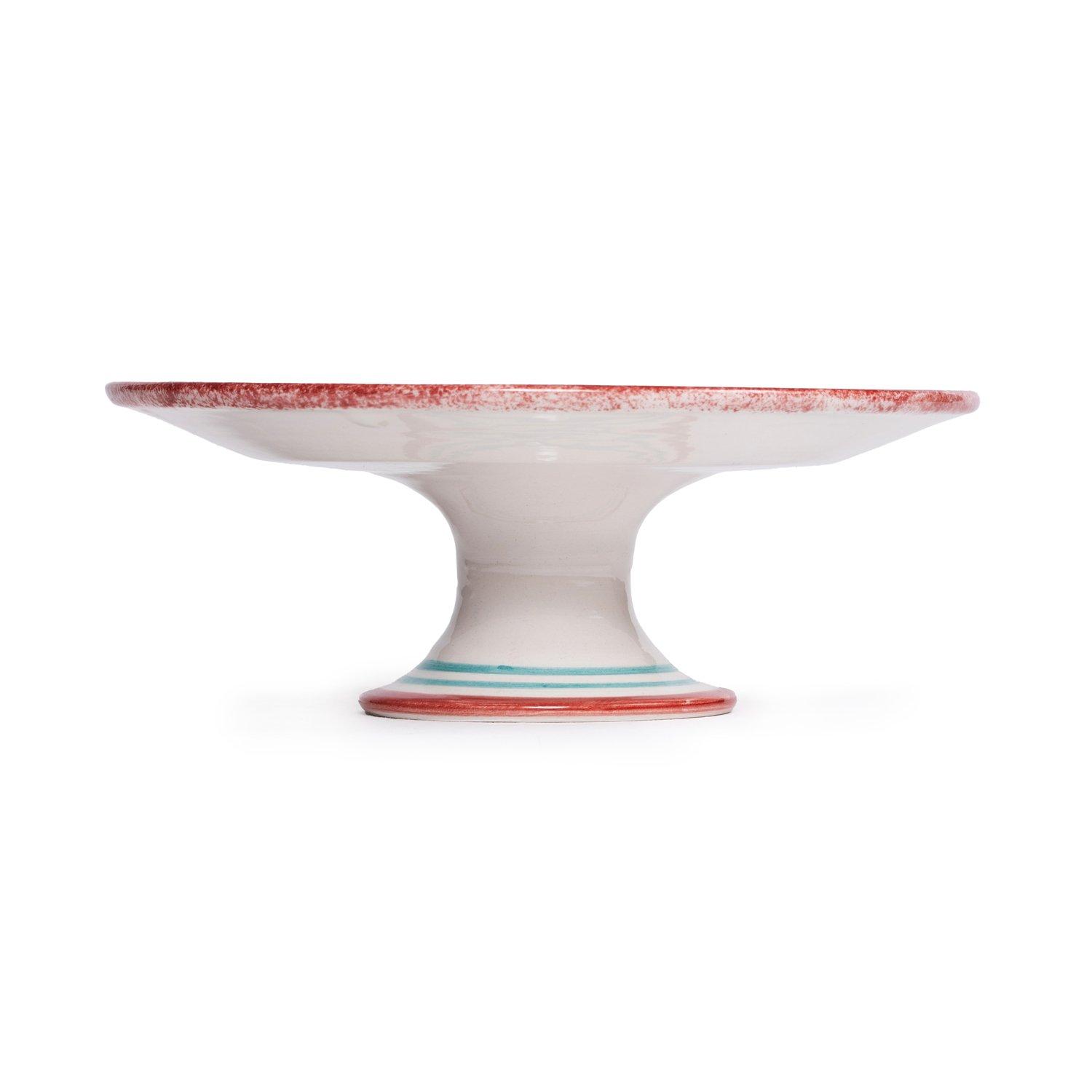 Seahorse Ceramic Cake Stand, Multicolour, , large image number 2