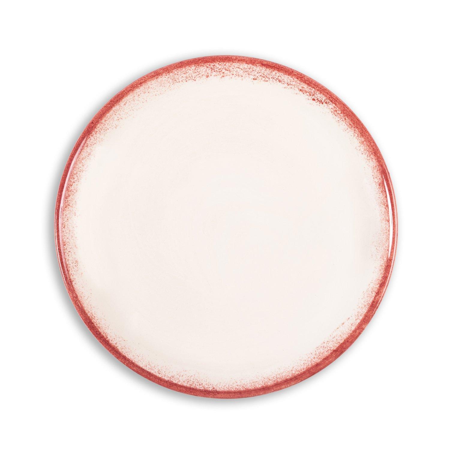 Ceramic Dinner Plate, Pink, , medium