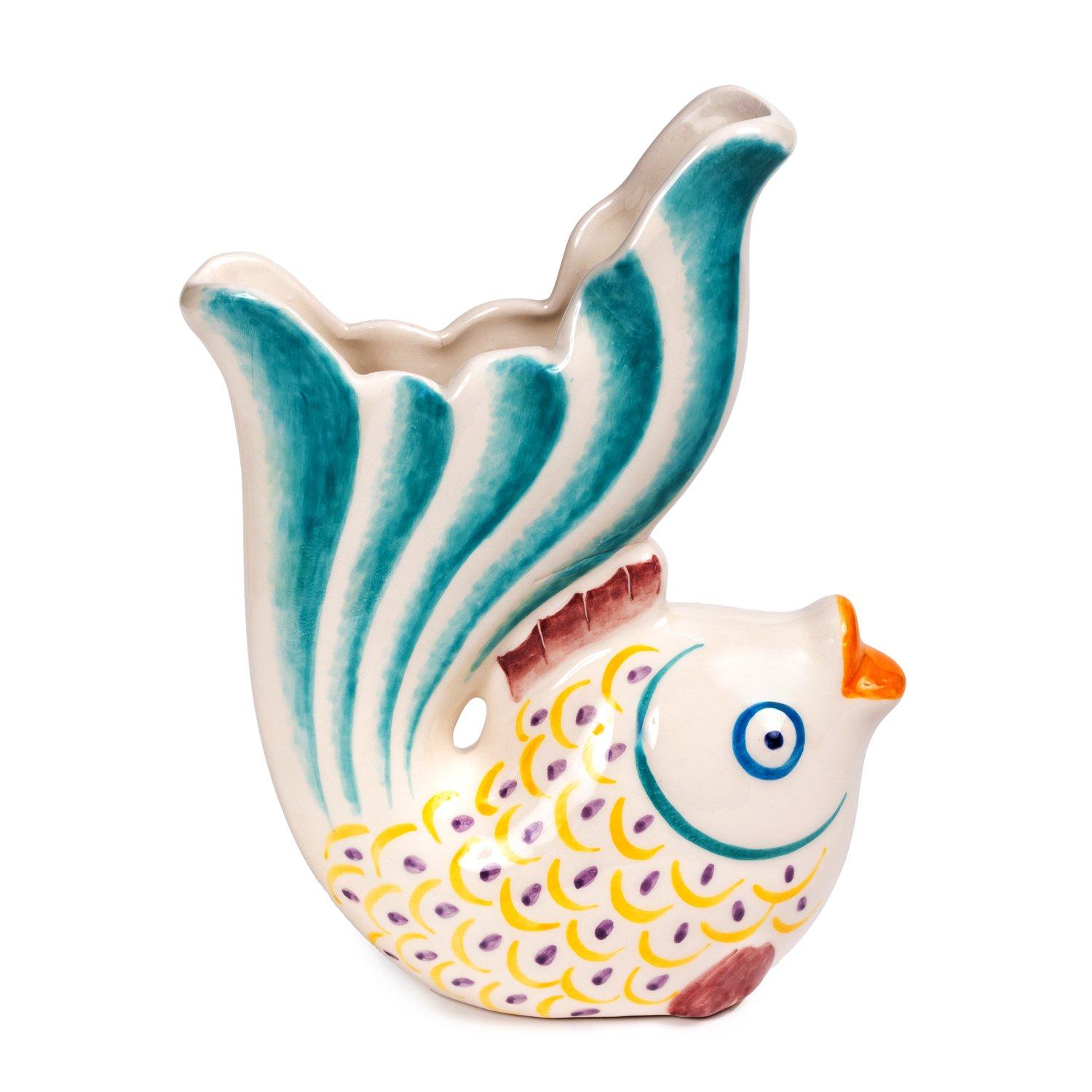 Fish Decorative Vase, Multicolour, , large image number 2