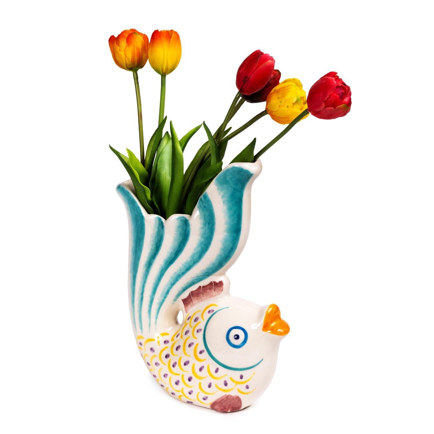 Fish Decorative Vase, Multicolour, , large image number 3