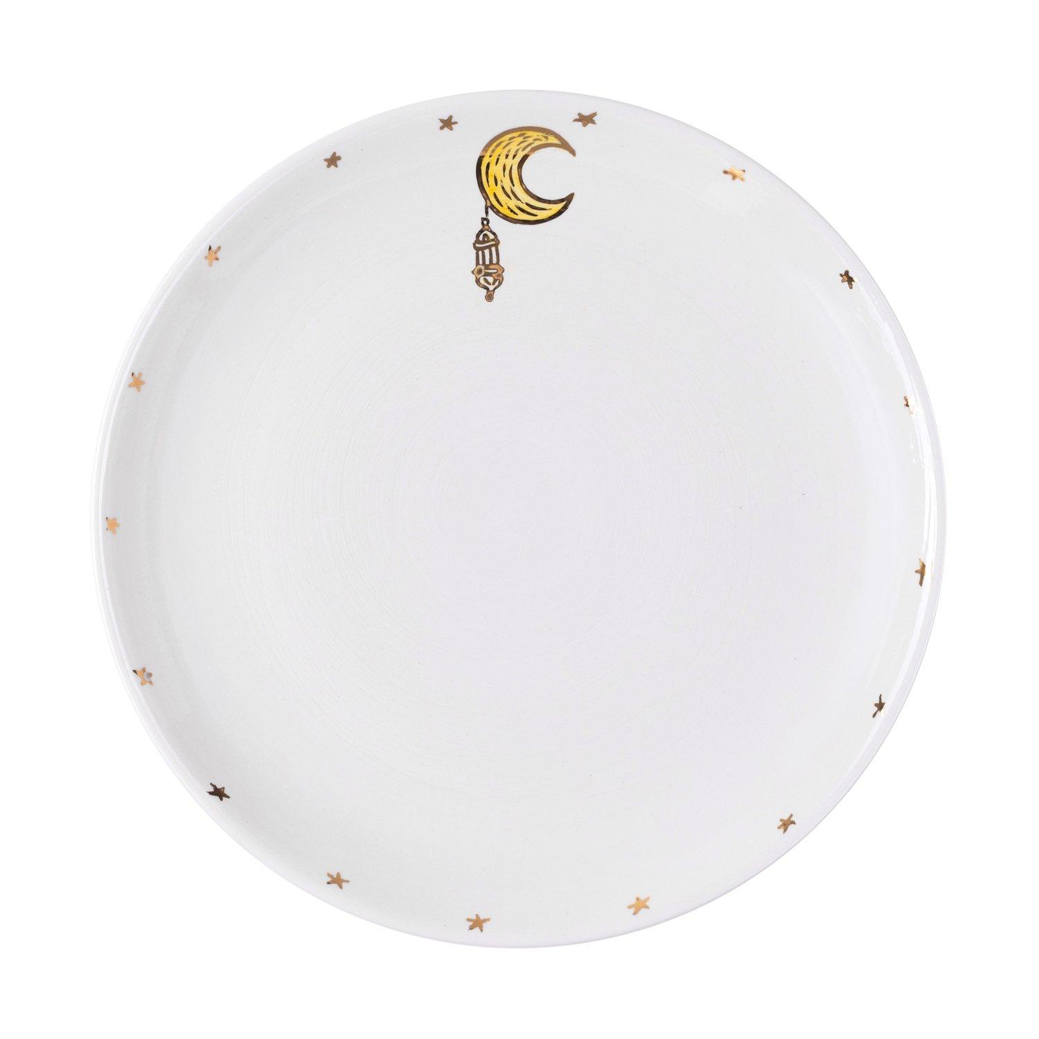 Sweet Suhoor Dinner Plate, White, A511_SWEET, large image number 0