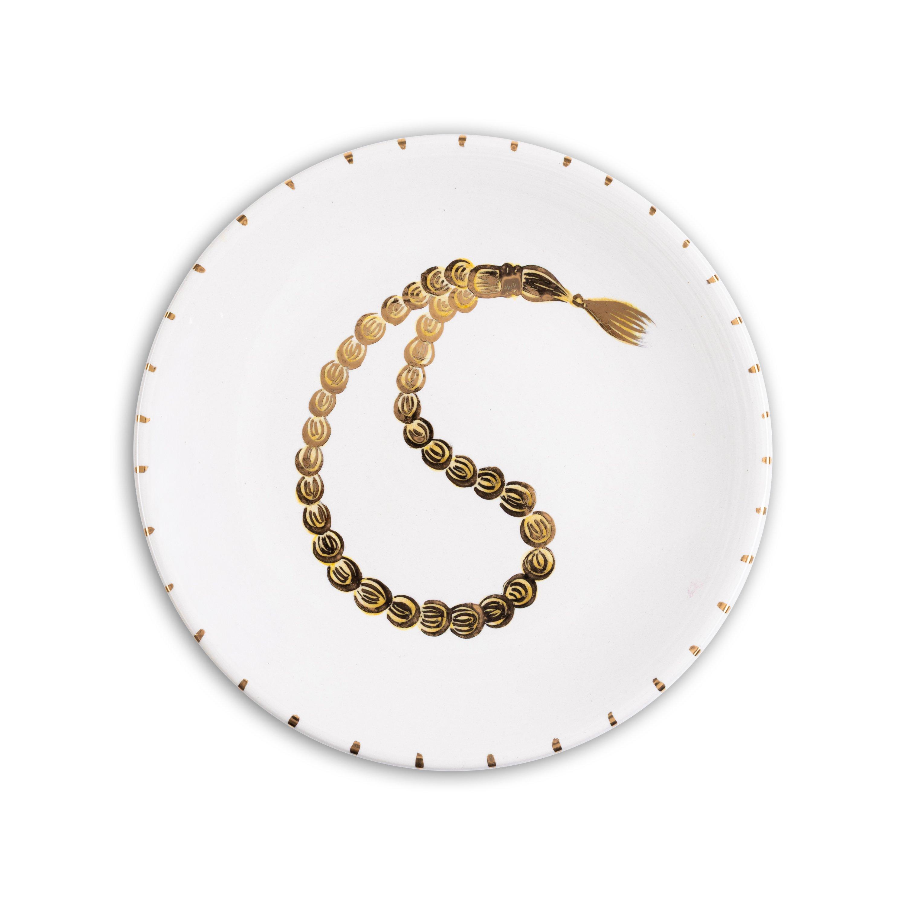 Sweet Suhoor Gold Masbaha Cake Stand, White, A516_SWEET, large image number 2