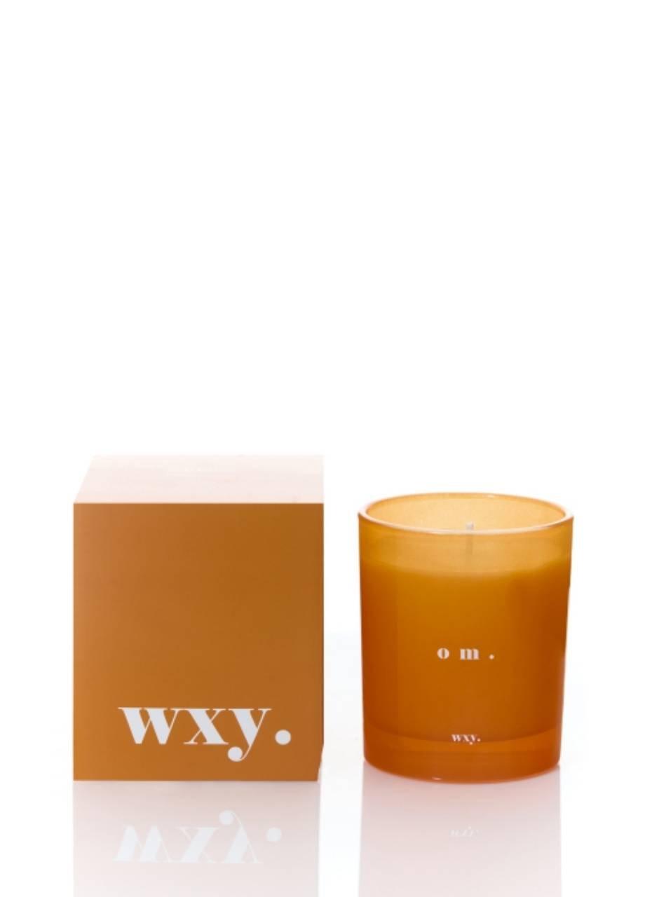 Wxy. Classic Candle 7Oz - Om (Sandalwood & Amber), Orange, A525_OM, medium