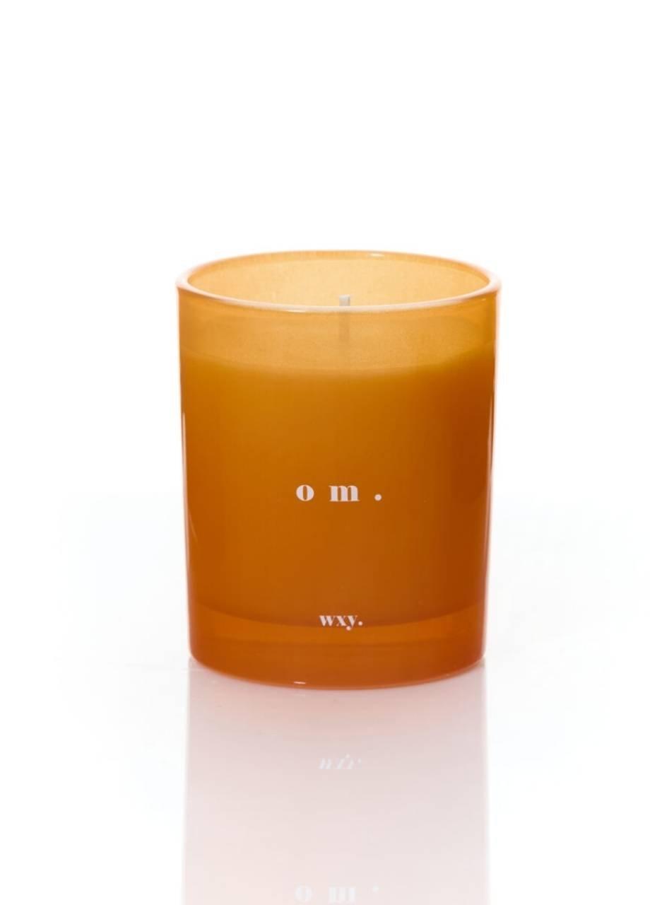 Wxy. Classic Candle 7Oz - Om (Sandalwood & Amber), Orange, A525_OM, medium