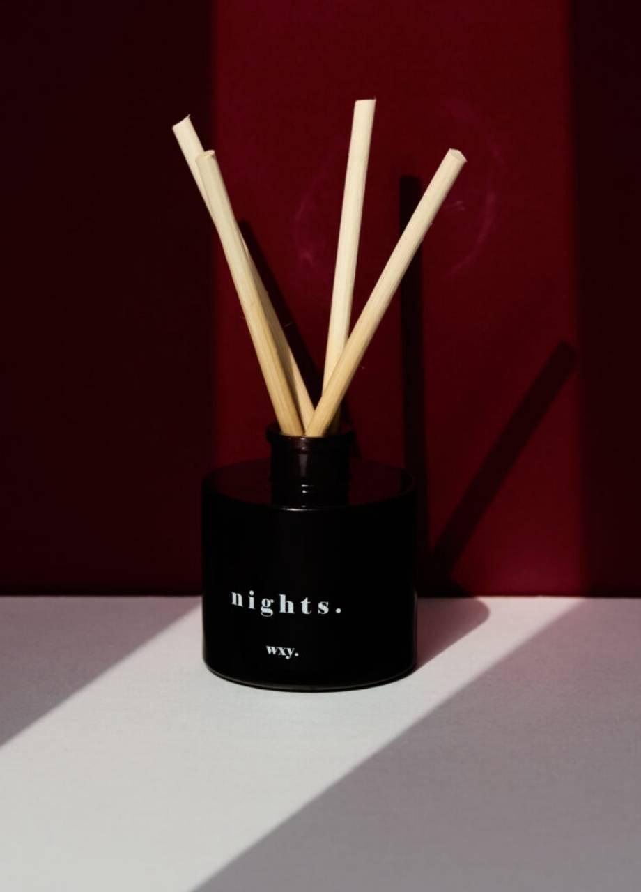 Wxy. Classic Reed Diffuser - Nights (Woody & Dark Florals), Red, A525_NIGH, medium
