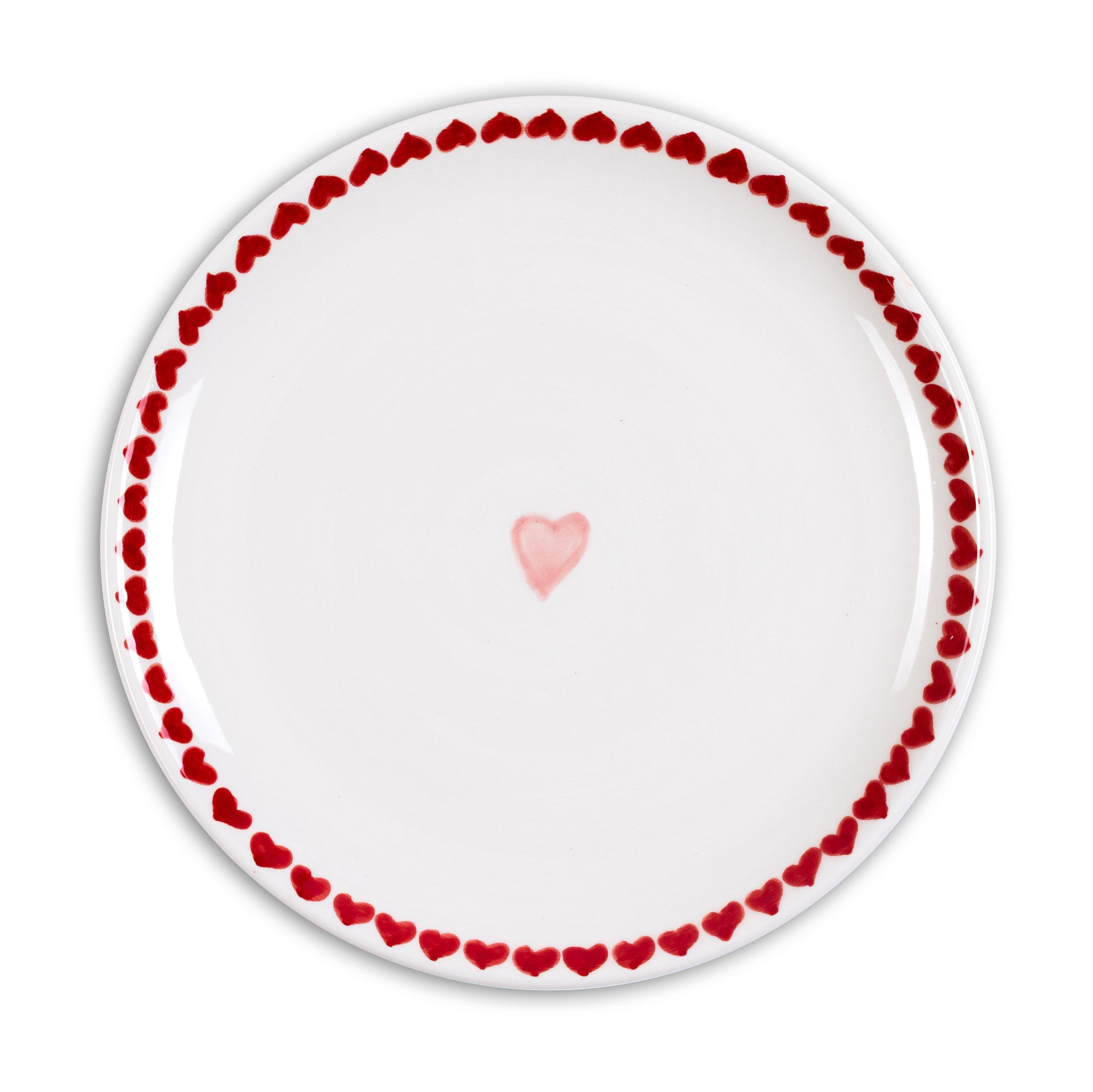 XoXo Heart Dinner Plate 2, A516_XOXO, large image number 0