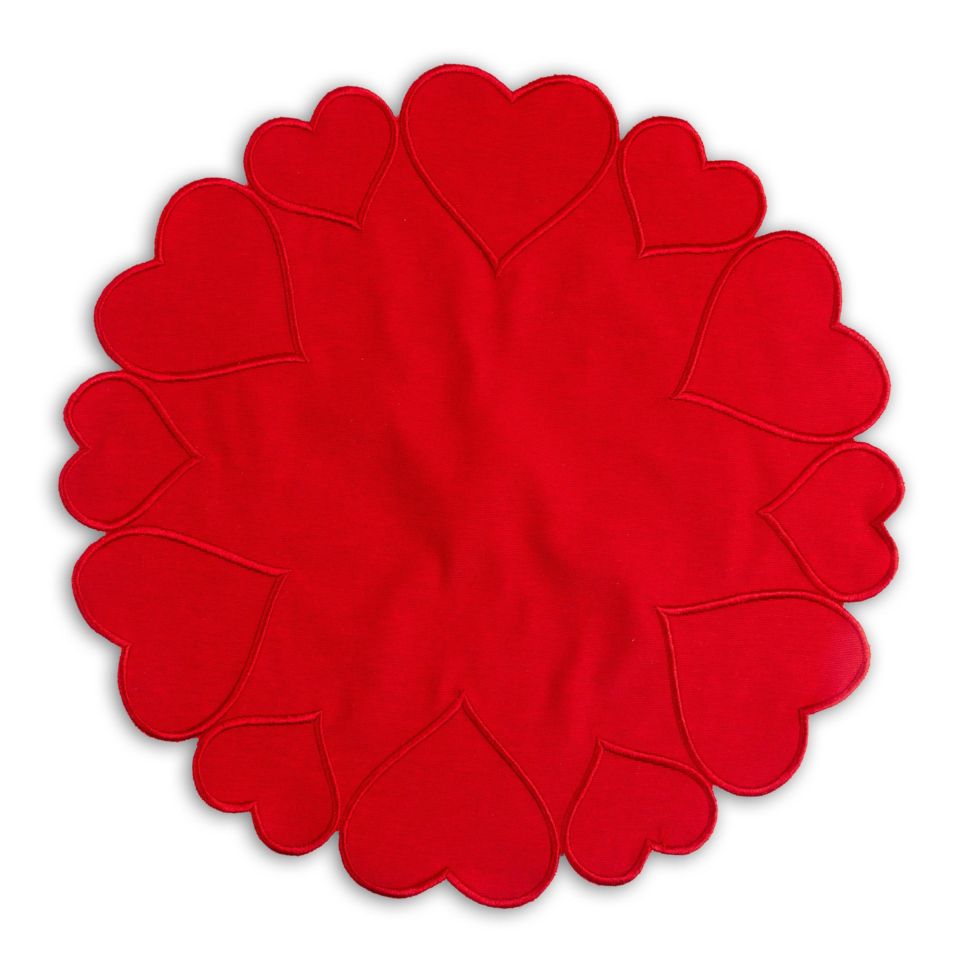 Heart (Round) Placement, , medium