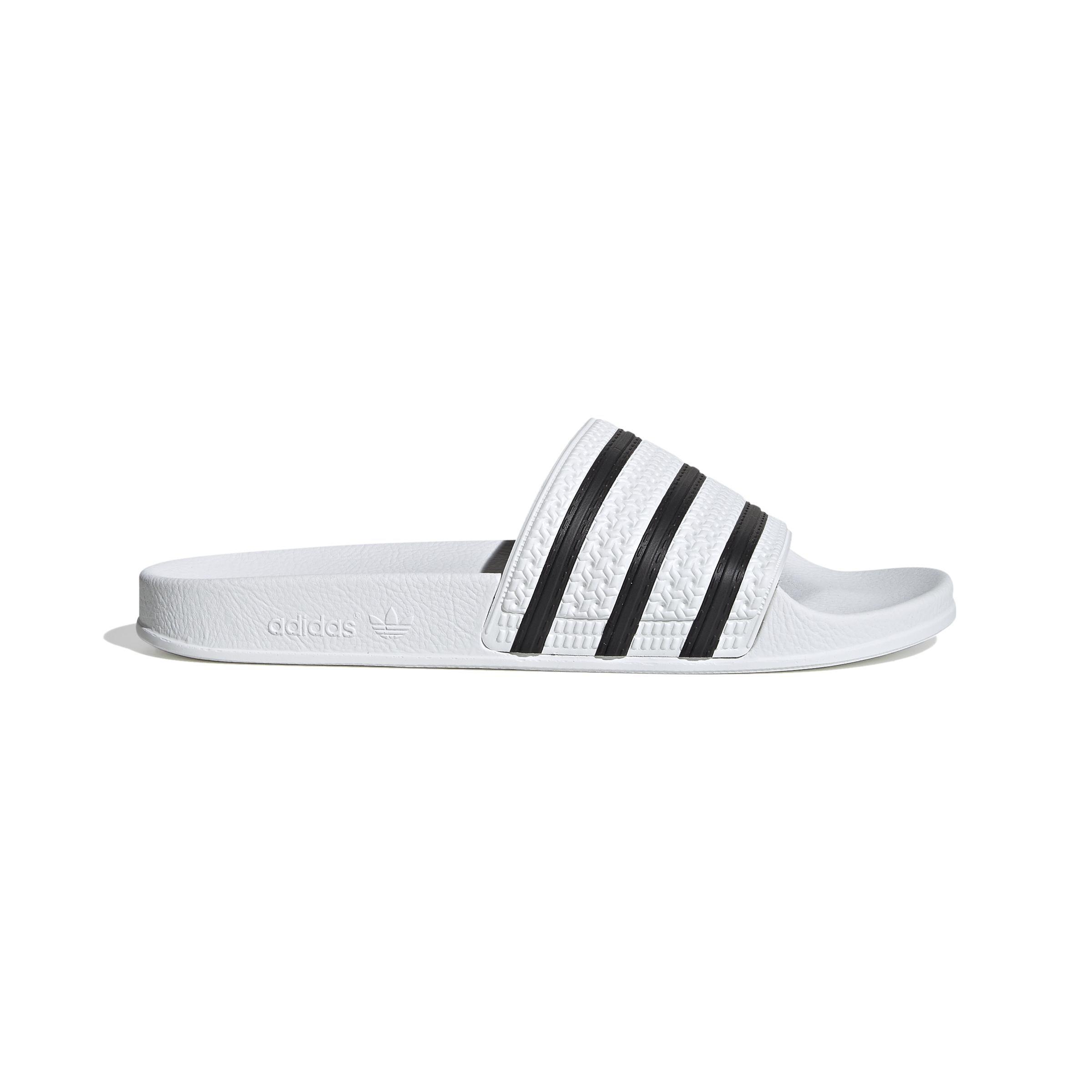 Men Adilette Slides, White, A701_ONE, large image number 0