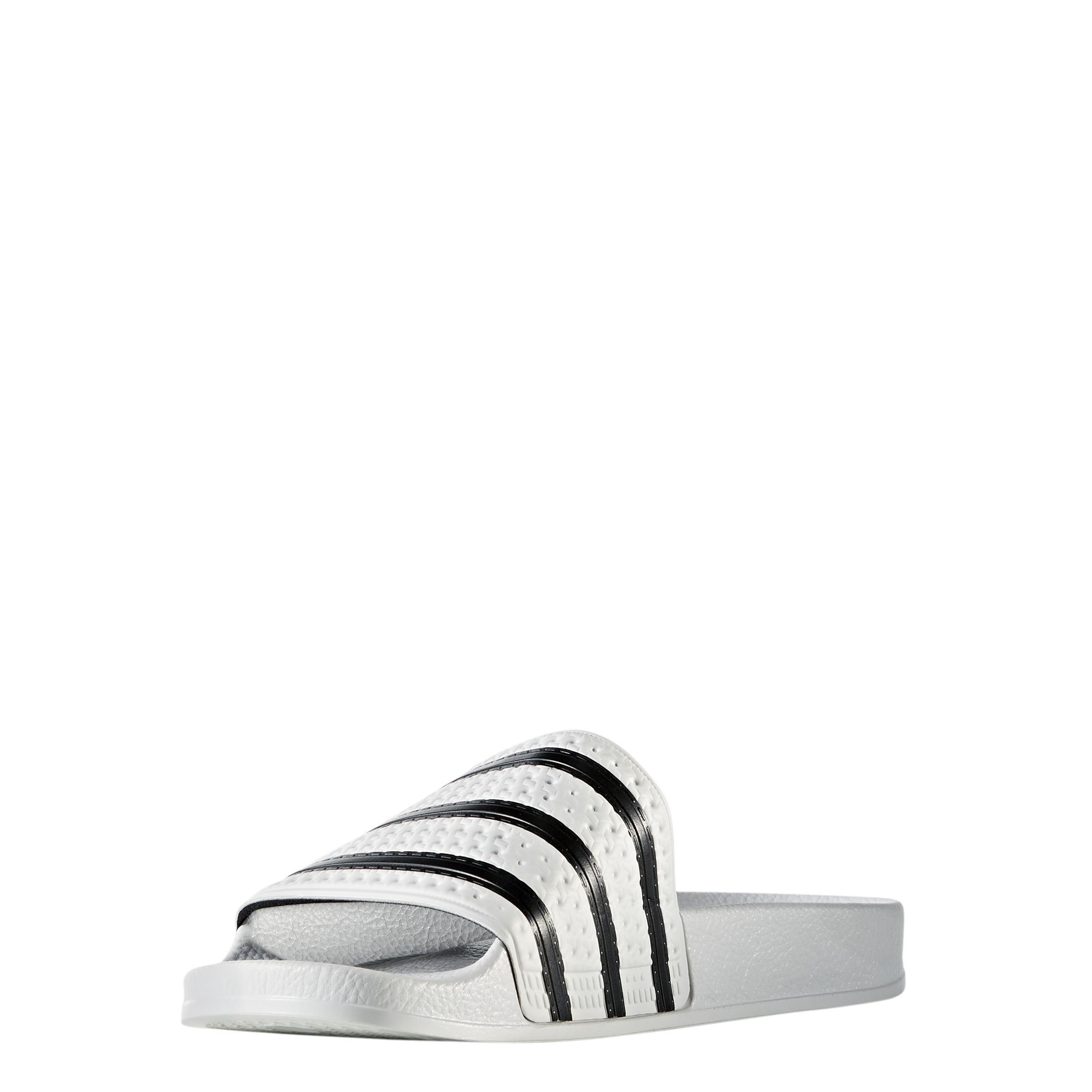 Men Adilette Slides, White, A701_ONE, large image number 2