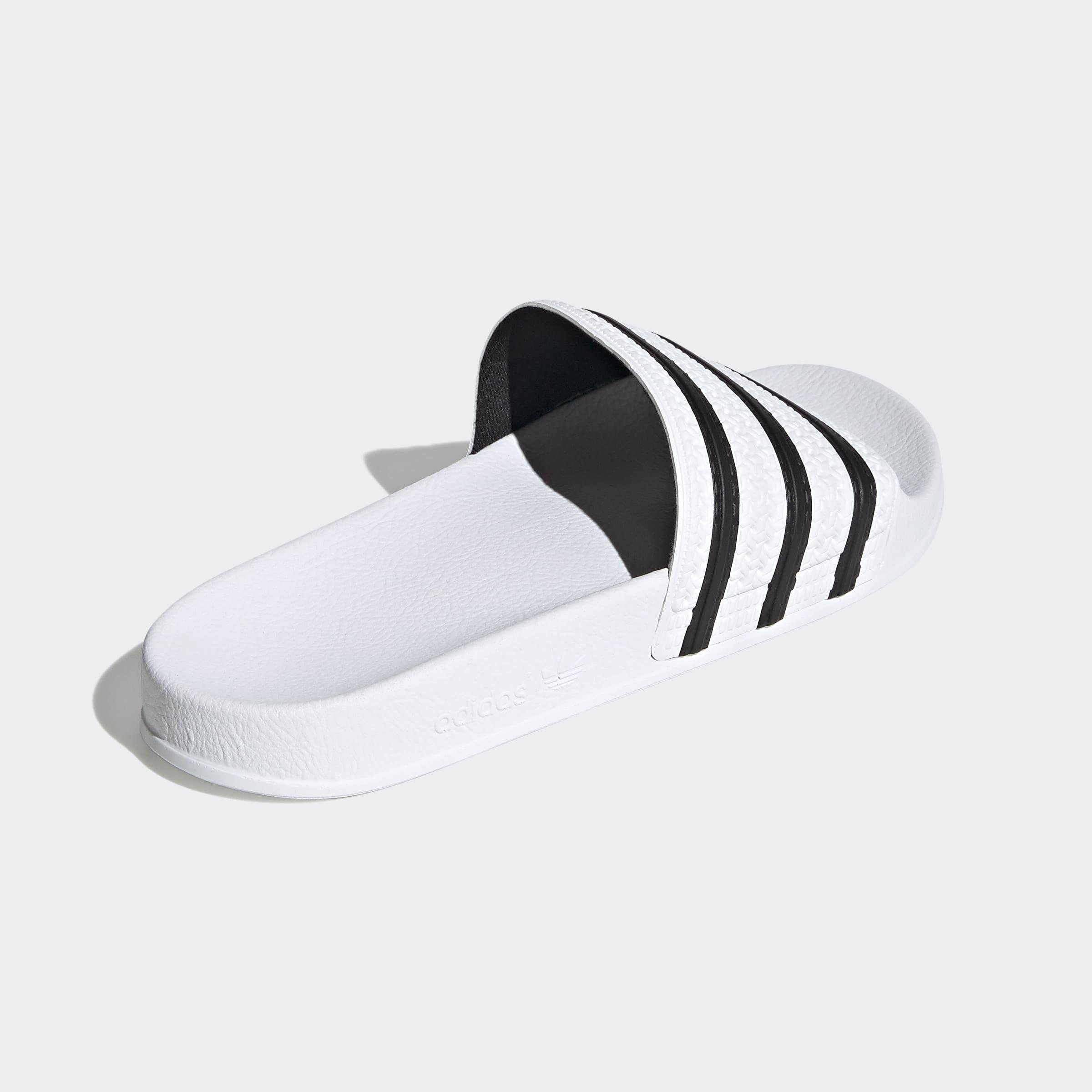 adilette Slides, White, A701_ONE, large image number 4