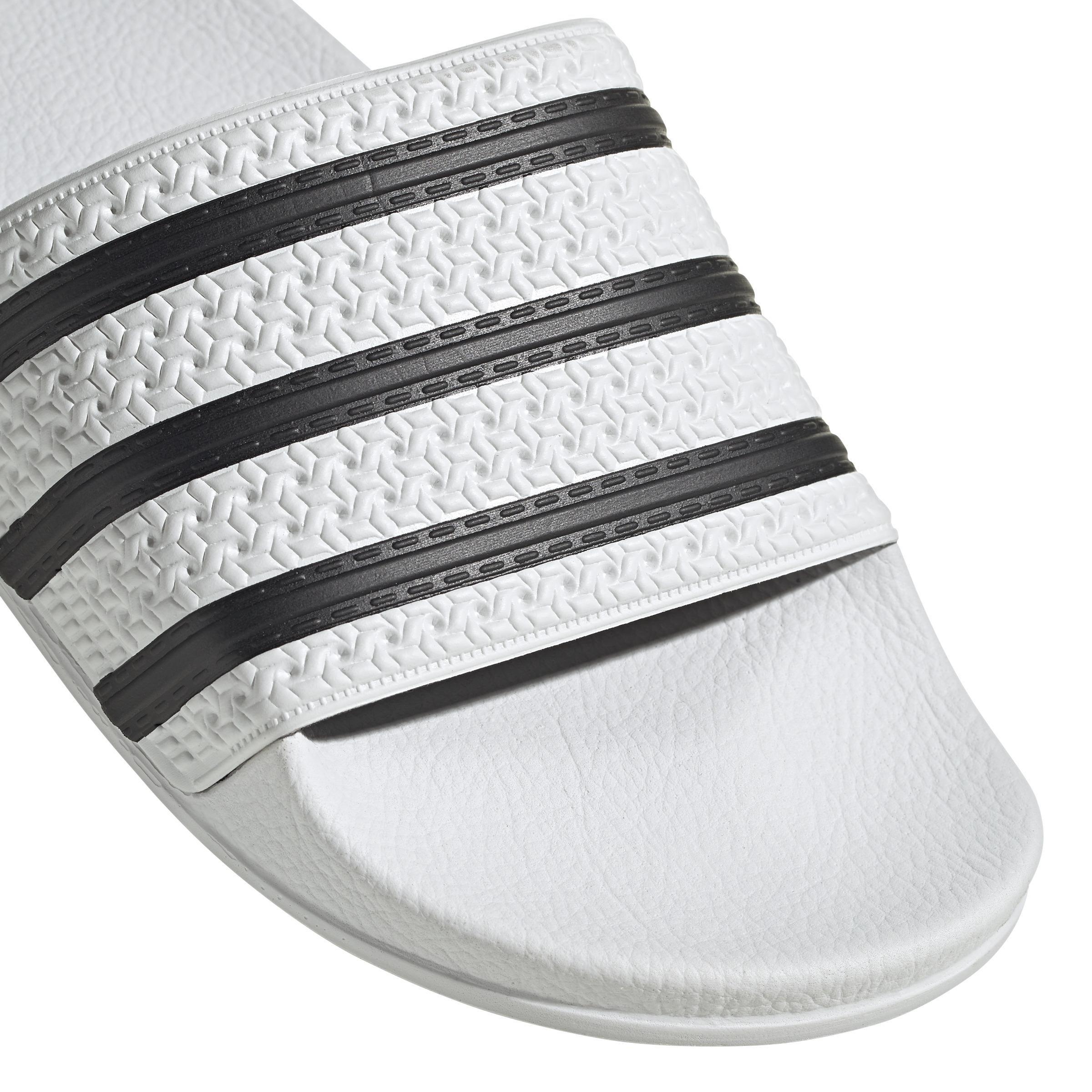 Men Adilette Slides, White, A701_ONE, large image number 6