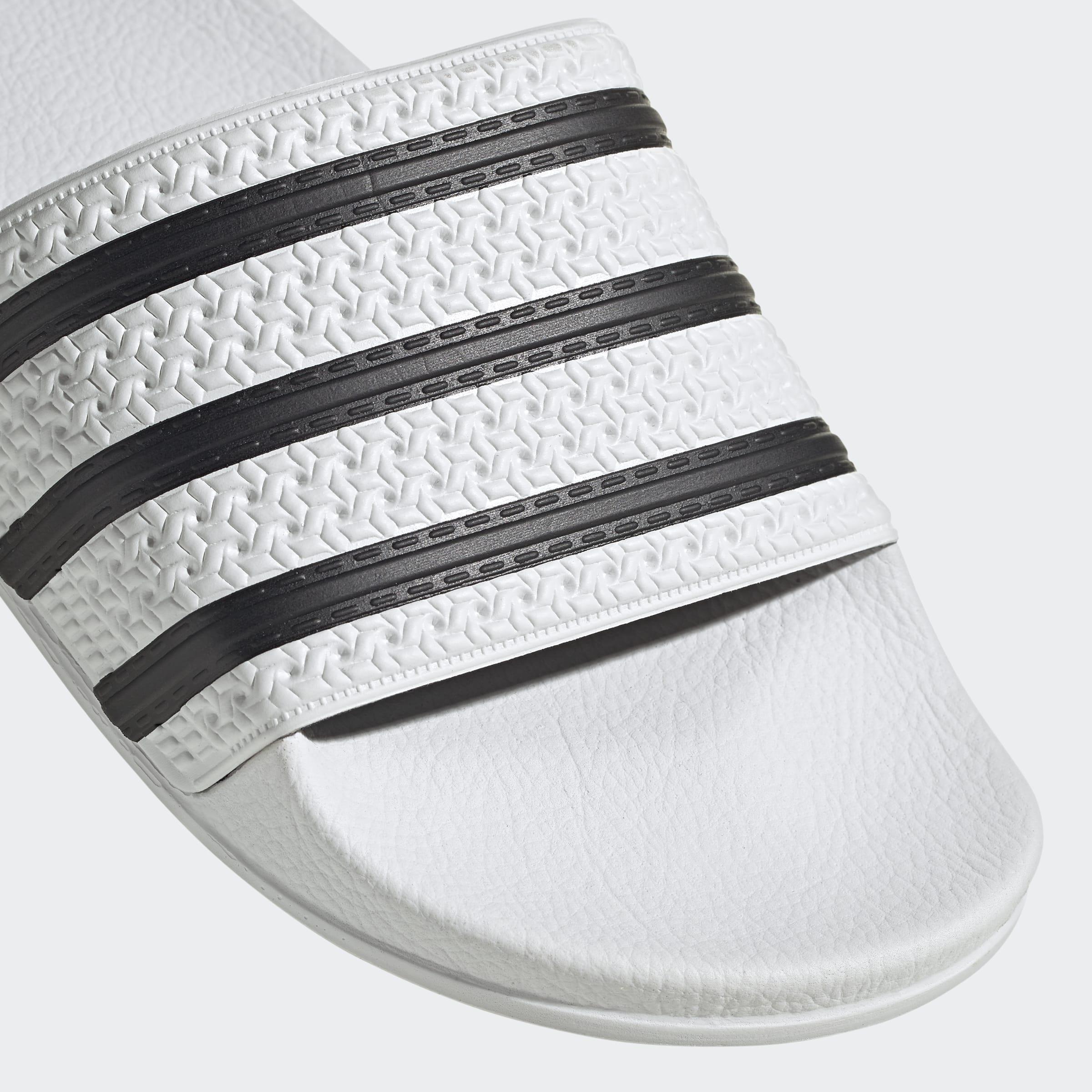 adilette Slides, White, A701_ONE, large image number 6