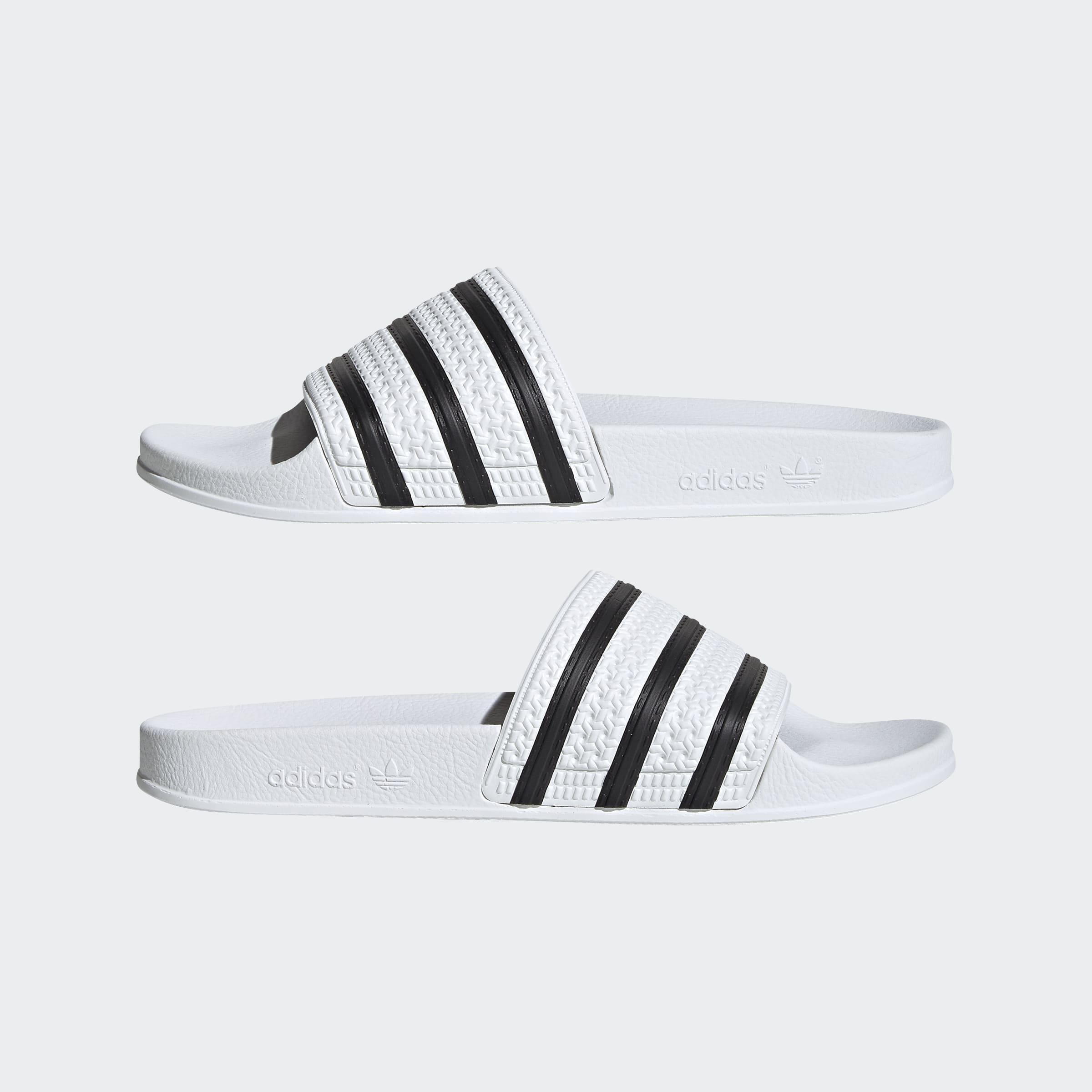 adilette Slides, White, A701_ONE, large image number 10