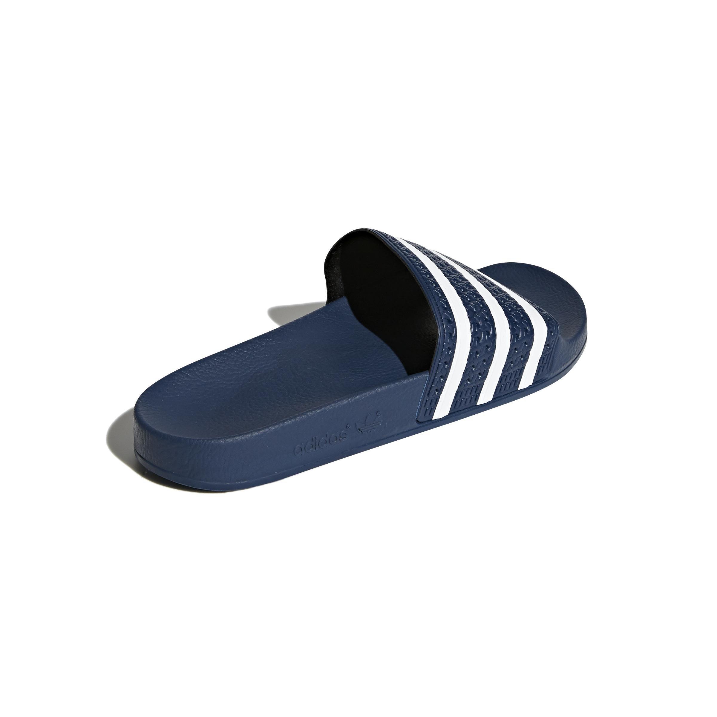 Men Adilette Slides, Blue, A701_ONE, large image number 3