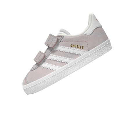 Unisex Kids Gazelle Shoes, Pink, A701_ONE, large image number 7