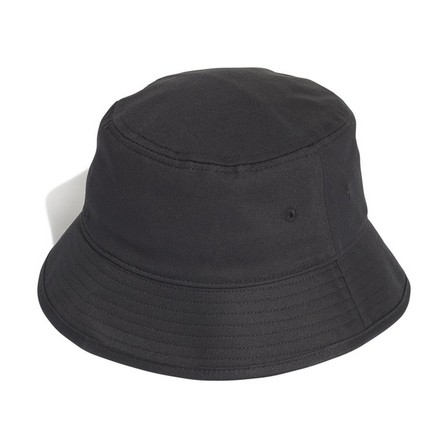 Unisex Trefoil Bucket Hat, black, A701_ONE, large image number 8