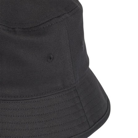 Unisex Trefoil Bucket Hat, black, A701_ONE, large image number 12