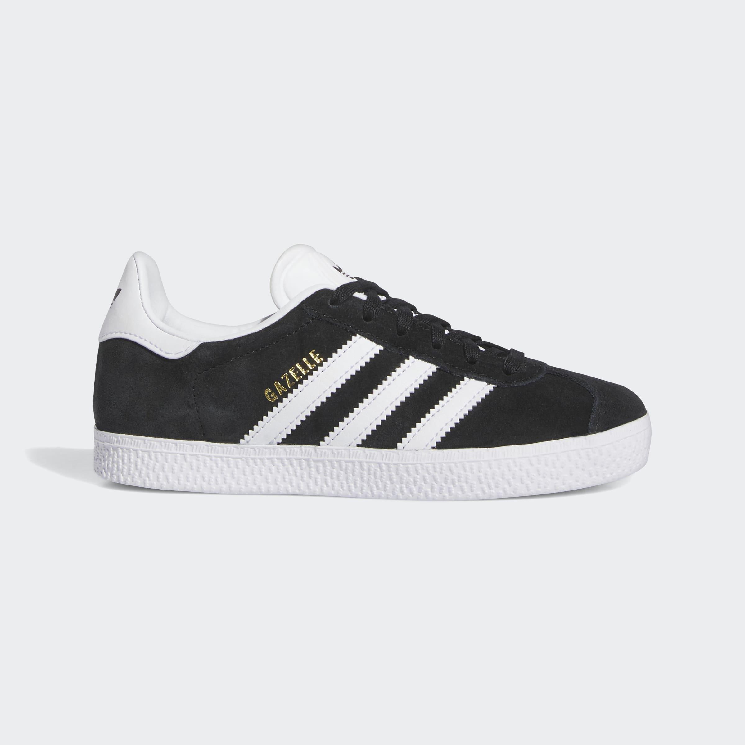 Kids Unisex Gazelle Shoes, Black, A701_ONE, large image number 0