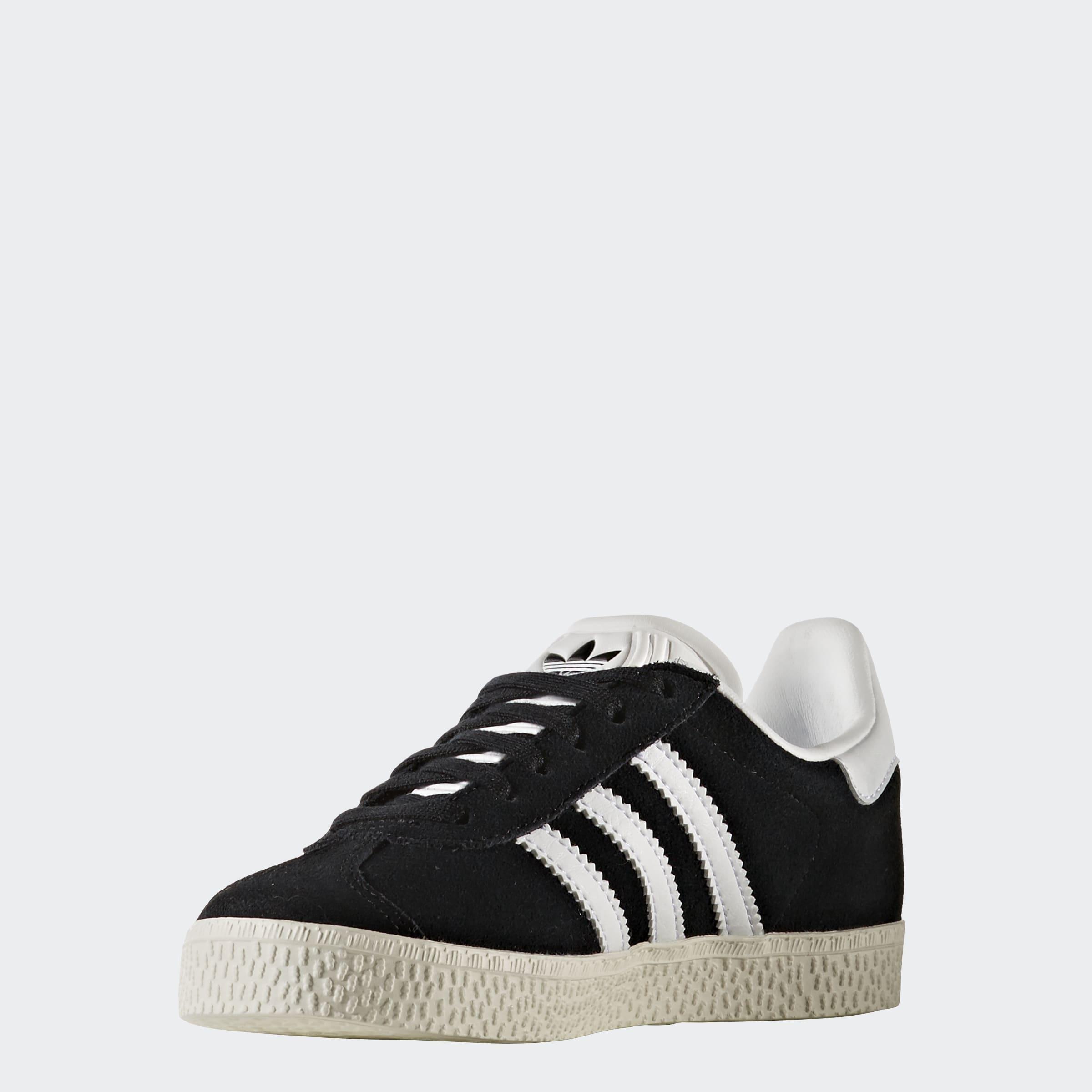 Kids Unisex Gazelle Shoes, Black, A701_ONE, large image number 3